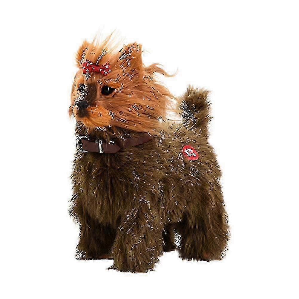 Plush Simulation Dog Toy with Barking Sound and Music for Boys and Girls
