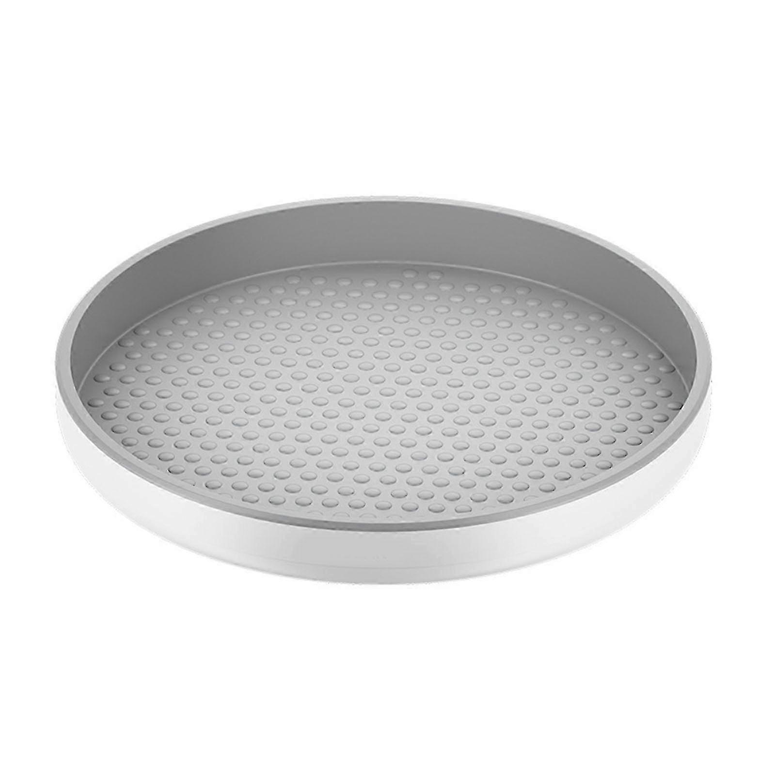 Rotating Spice Rack Organizer Round Shaped Large Capacity Turntable Storage Container for Kitchen