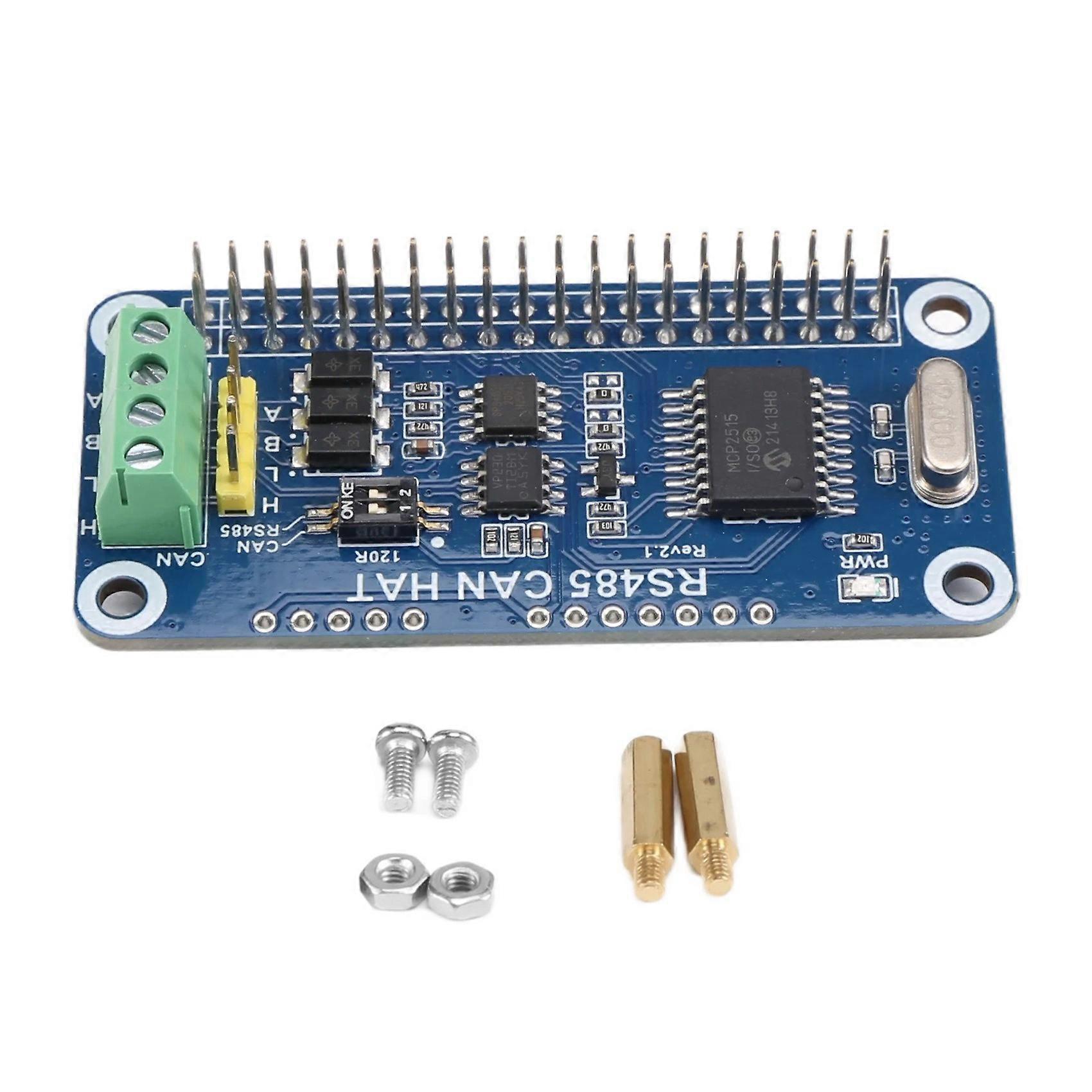 Waveshare RS485 CAN HAT for Raspberry Pi Allows Stable Long-Distance Communication Supports Raspberry Pi Series Boards