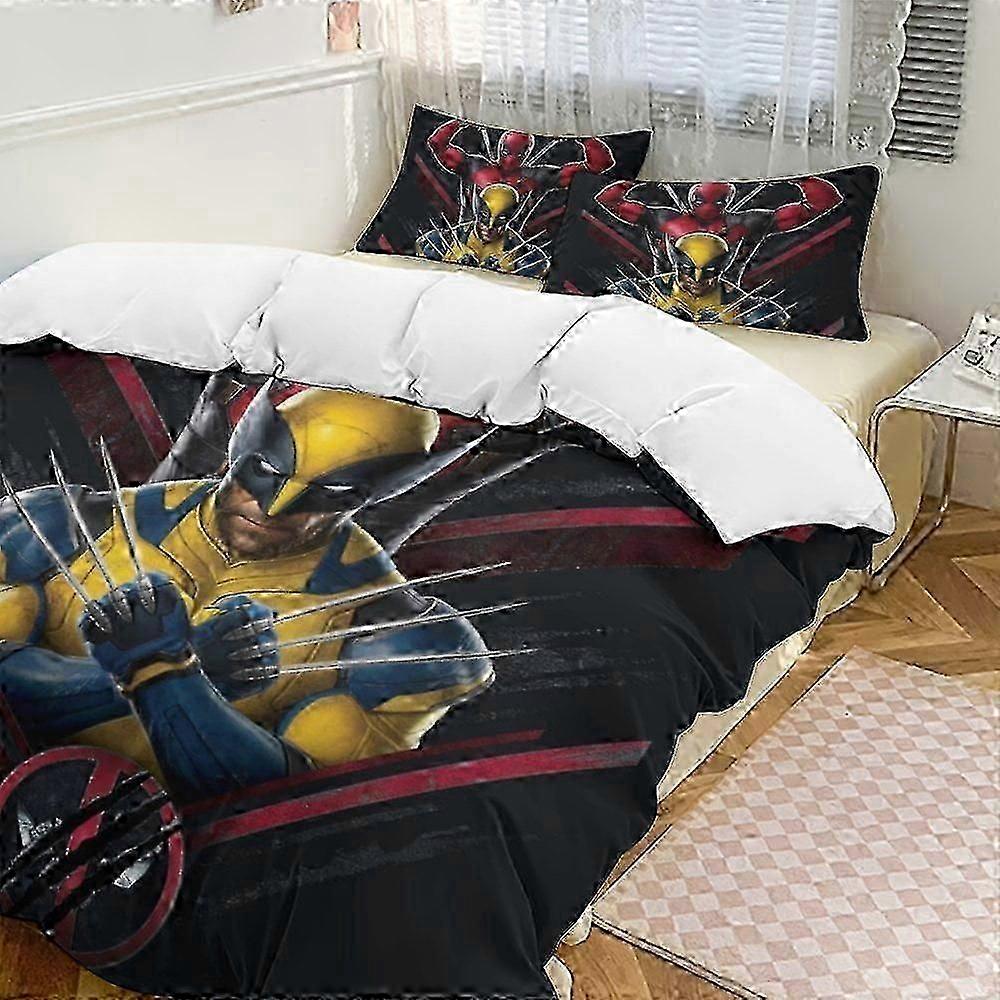 Bedding set HF206 Deadpool & Wolverine Bedding Comforter Sets, 3-Piece Bedding Set Soft Warm Bed Set Multiple sizes to choose from LS206 2025