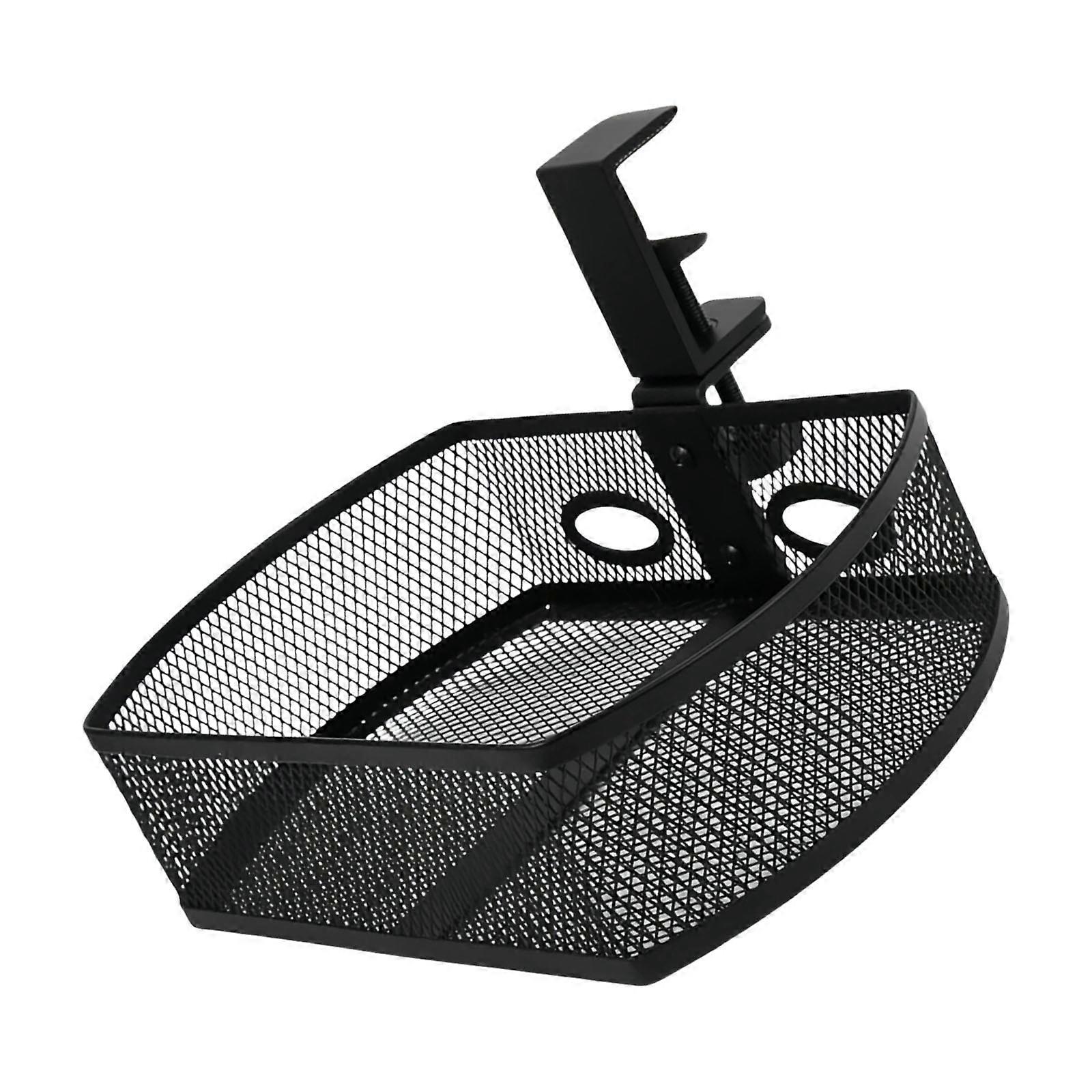 Space Efficient Rotating Desk Mount Storage Holder Metal Under Desk Organizers With 360 Swivels Design Tool Release Installation Multicolor