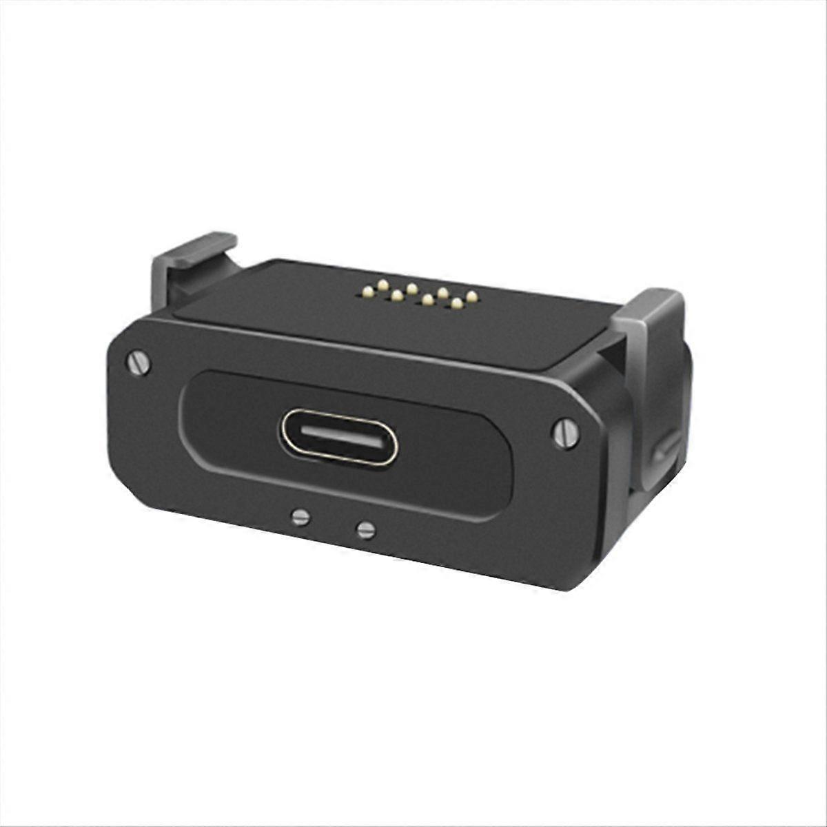 Magnetic Base Adapter with Type-C Charging for DJI Action2 - Camera Holder, 1/4 ARRI Interface