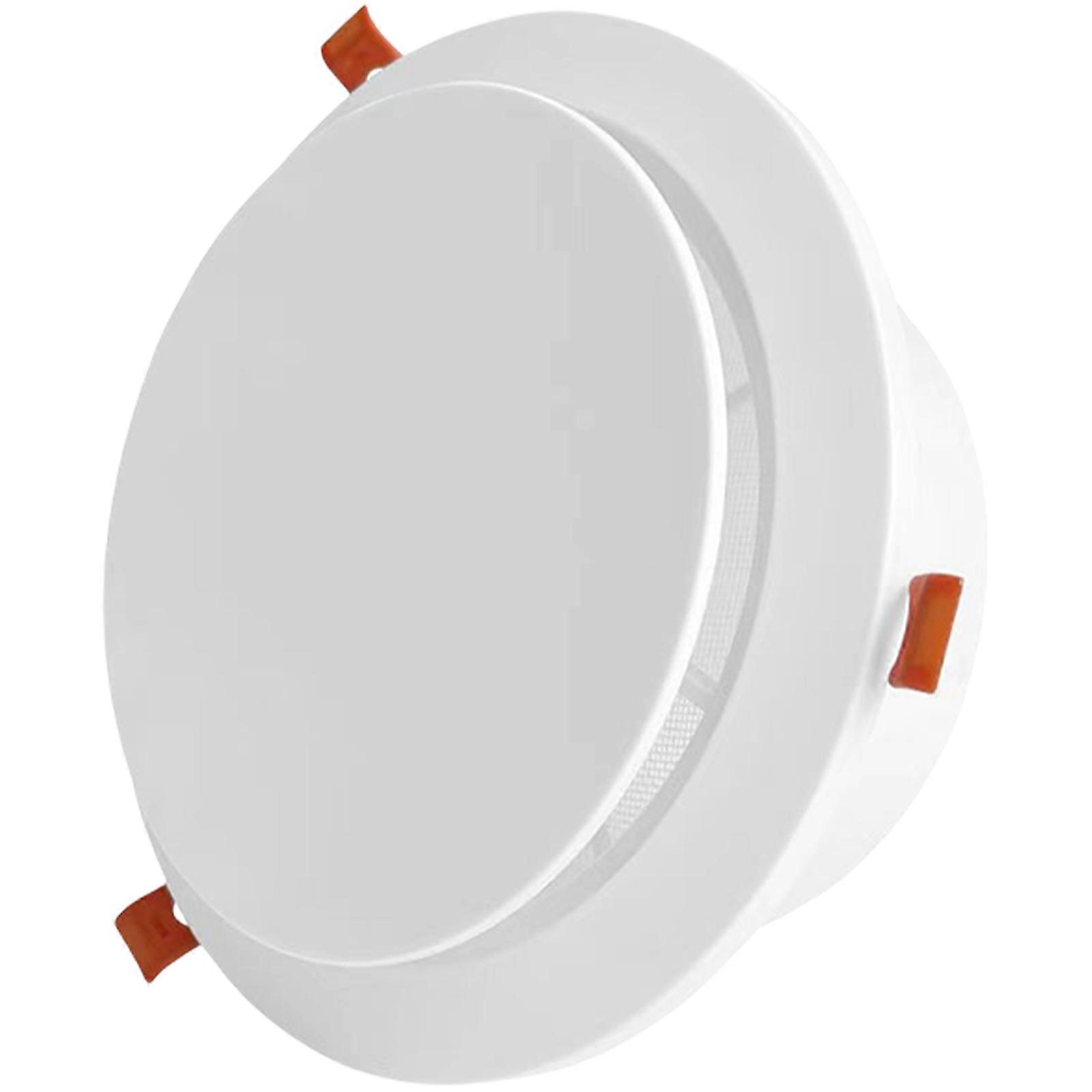 Round Soffit Vent with Adjustable Louvers, Air Grill for Indoor Air Circulation Ceiling Mount Diffuser with Mesh Screen  No. 16