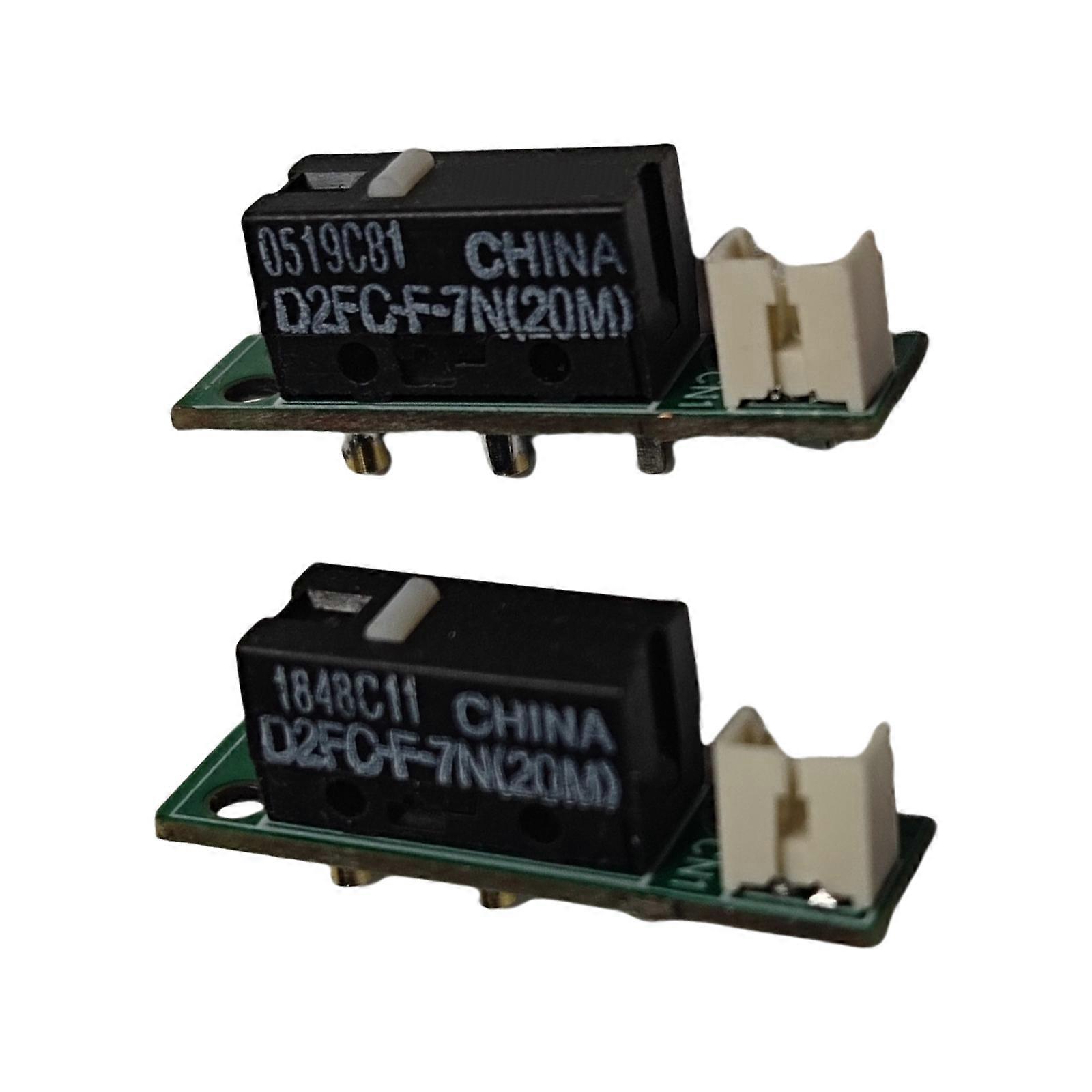 2Pcs Mouse Repair Parts Mouse Microswitch for VT1 VT3 VT9 Gaming Mouse Replacement Mouse Button Board Multicolor