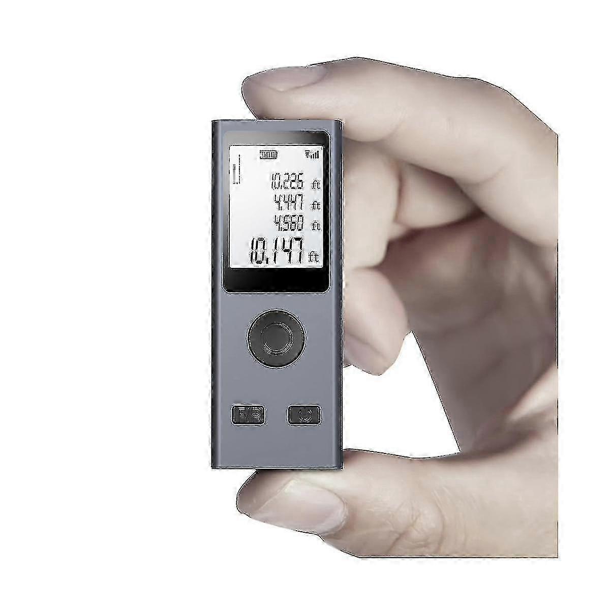 Mini Laser Distance Measurement Tool, 131Ft/40M, 2mm Accuracy, M/In/Ft Unit Switching, Distance/Area/Volume/Pythagorean