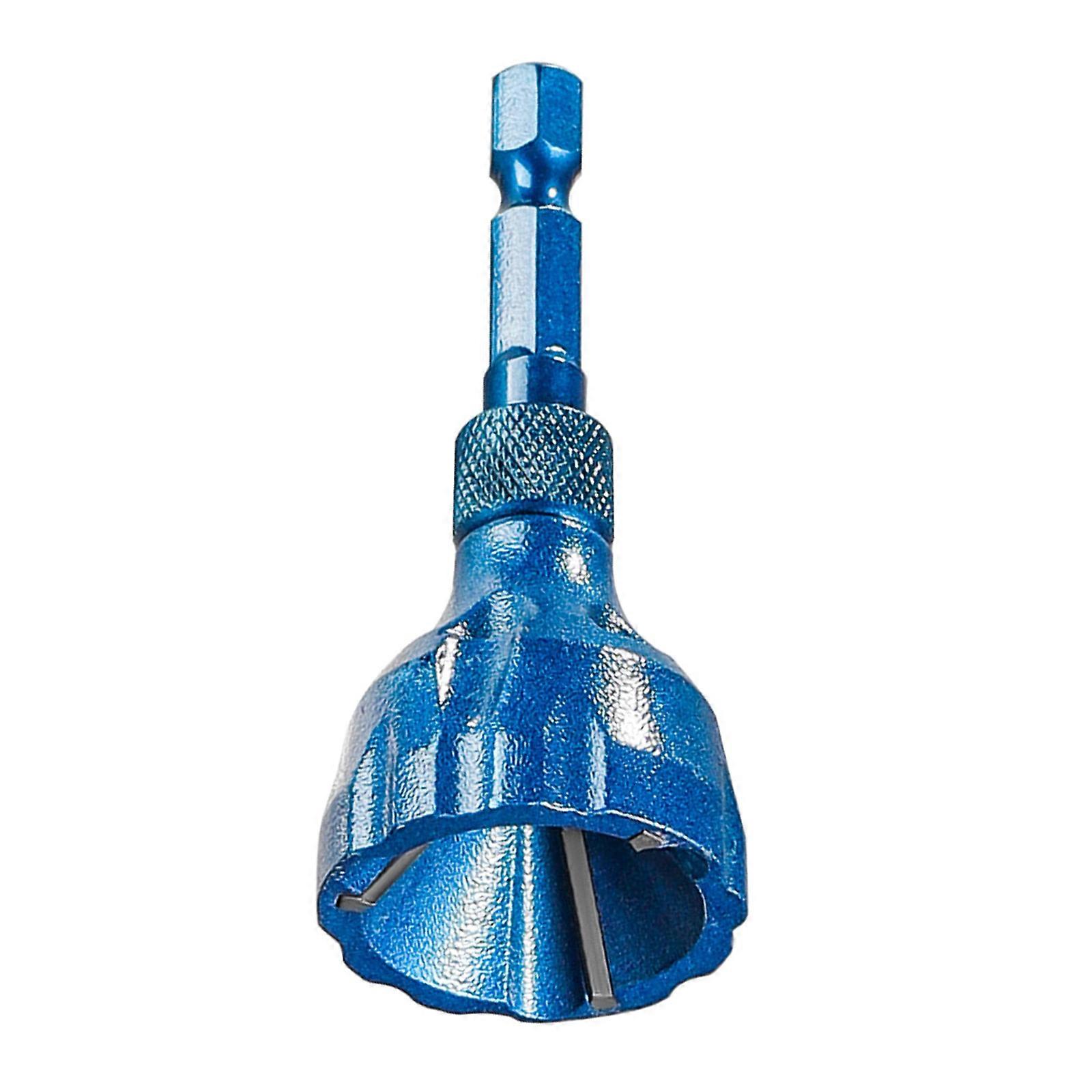 Versatilitys Deburring Tool Strength Carbide Blade for Metal and PVC Chamfering 1/8in 3/4in  Ensures Smoothly Edges  Blue