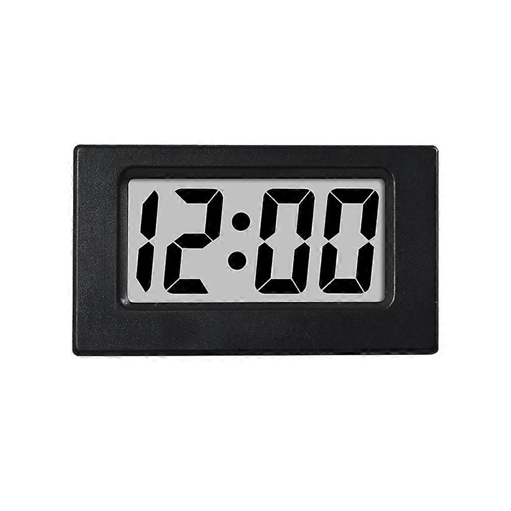 Mini Clock LED Screen Lectronic Digital Alarm Desktop Clock Black