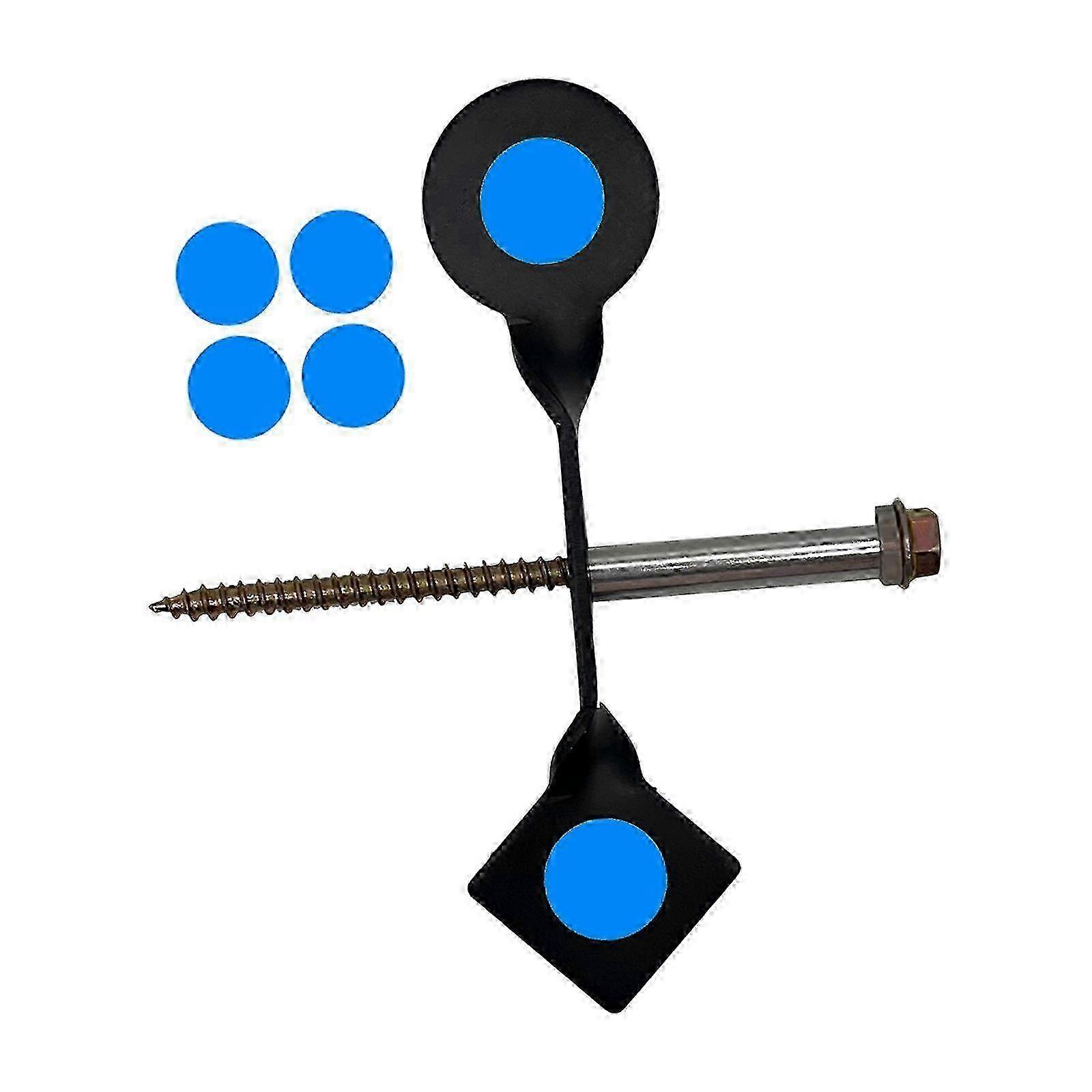 Shooting Training Target Steel Catapult Target Set Portable Wall Mounted Resetting Target for Training Garden Backyard Range