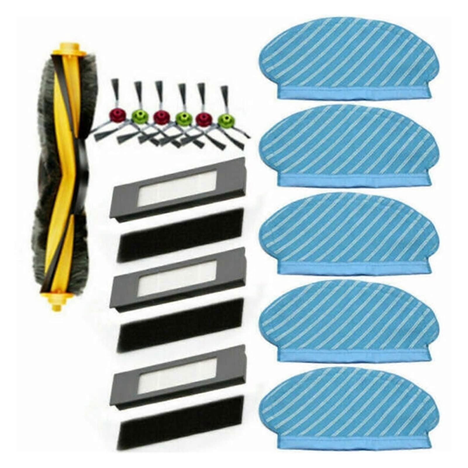 Vacuum Cleaner Filter Brush Mop Cloth Set Replacement Parts for Home