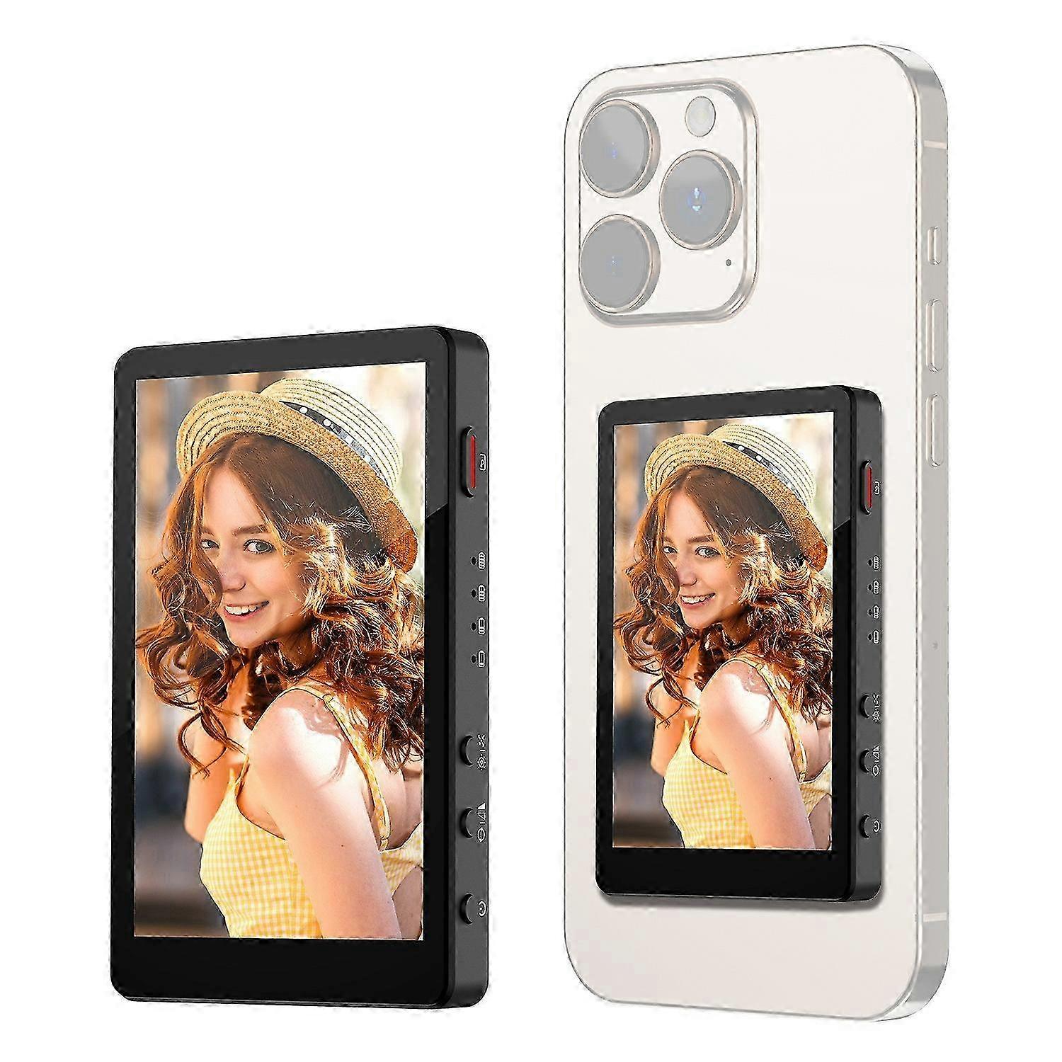 VRRIIS WL-050 Wireless Screen Mirroring Device for Smartphone - Magnetic Selfie Display Monitor