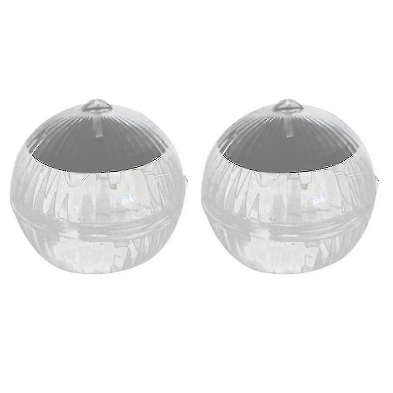 2-Pack Solar Ball Lanterns for European Gardens