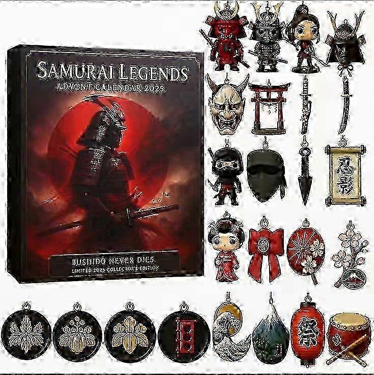 Calendar de Advent de Crăciun 2025, decorațiune acrilică în stil complet