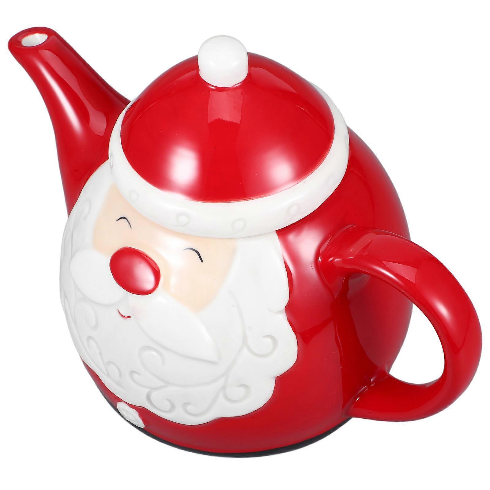 Decorative Teapot Multi Color Creative Design Easy To Clean Tea Lovers 1Set