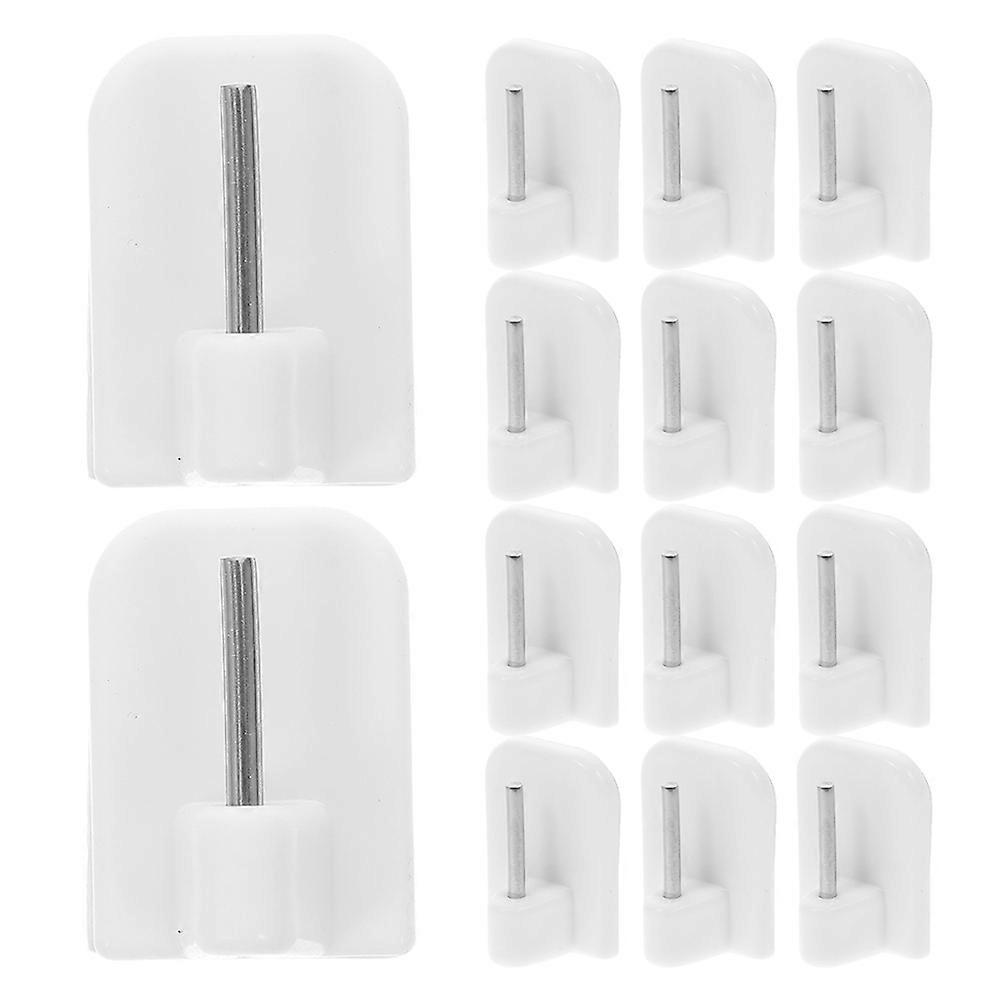 Plastic White Curtain Hooks for Blinds Offering Reliable Hold 30Pcs Set