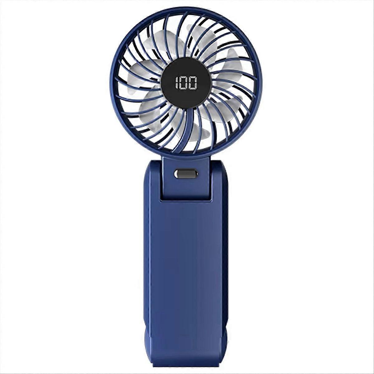Handheld Mini Cooling Fan 5 Speed USB Rechargeable Fan A