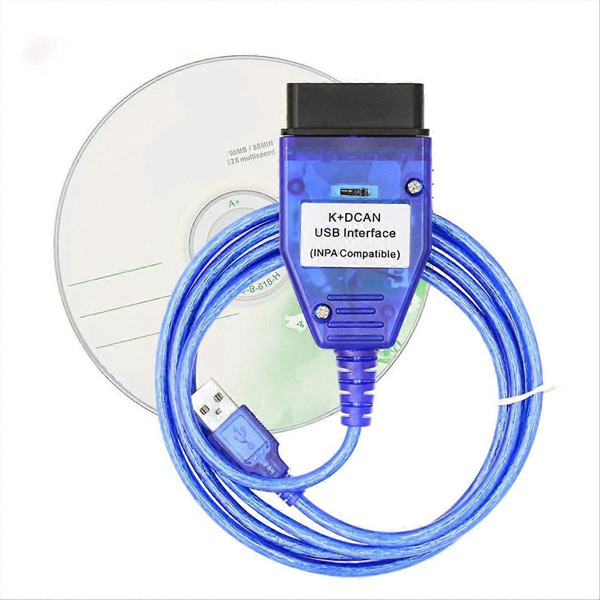 Interface USB OBD2 /Ediabas K+DCAN Diagnostic for B