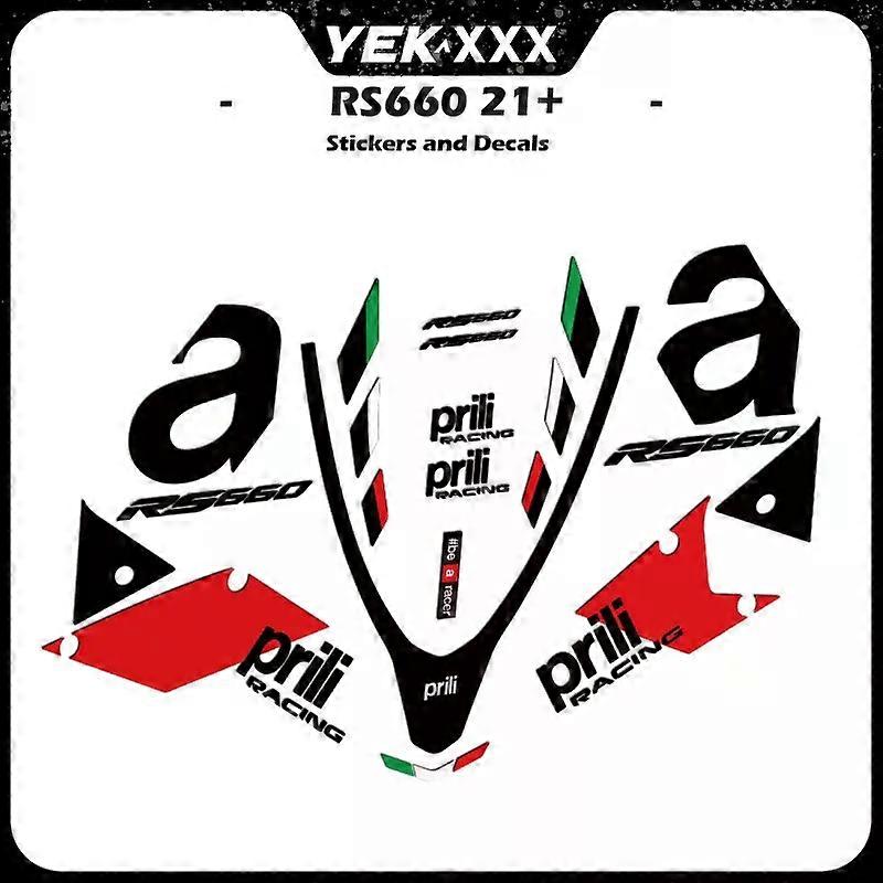 Fairing Shell Decal Sticker Fairing Shell Decal Sticker ALL Logo For Aprilia RS660 RS 660 2020 2021 2022 2023 New Replica
