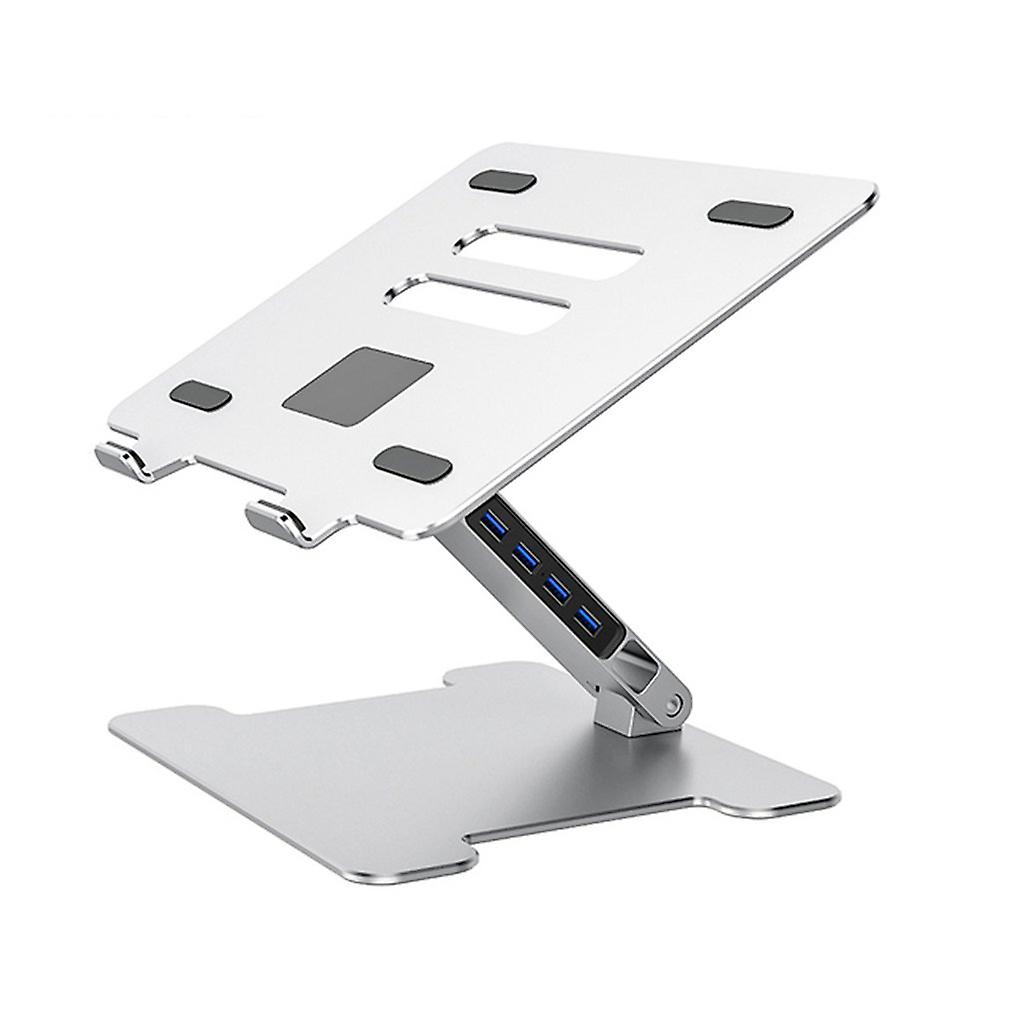 Desktop Foldable Stand With Usb3.0 Cooling Aluminum Alloy Anti-slip Stand