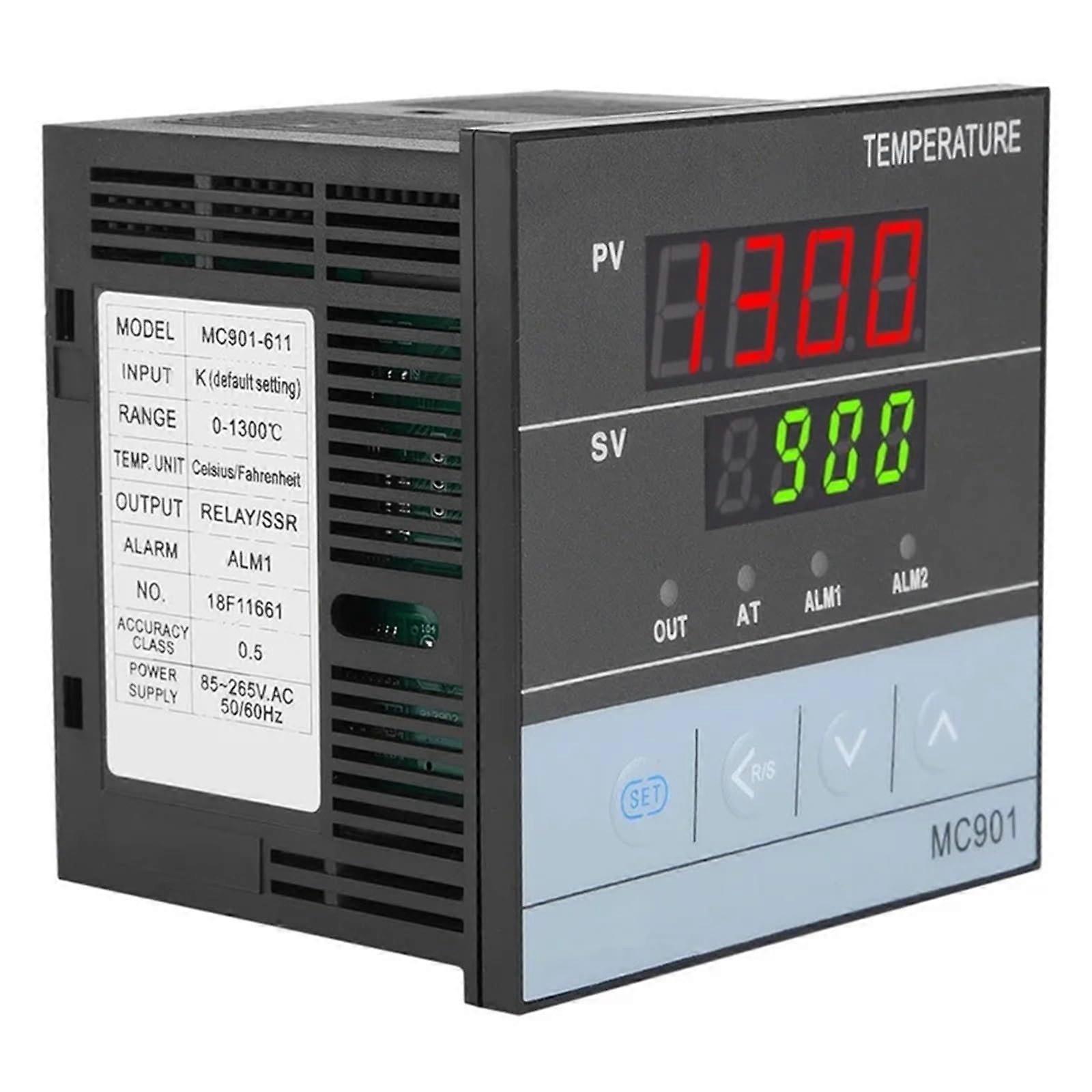 Digital PID Temperature Controller with K Type PT100 Sensor for Precise Industrial Temperature Control