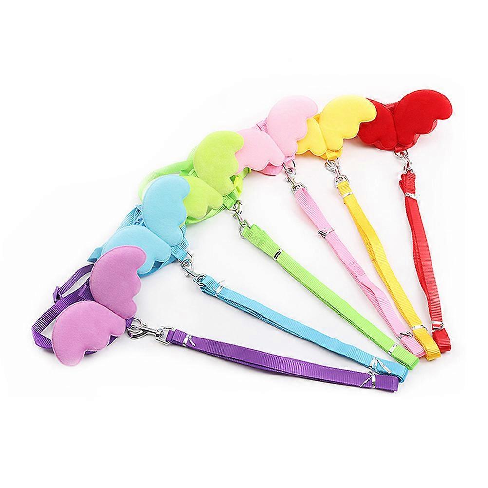 Pet Dog Leash Angel Wing Collar Strap for Comfortable Control