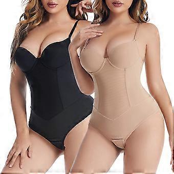 Dames body shaper met verstevigende buikcontrole en ingebouwde bh.