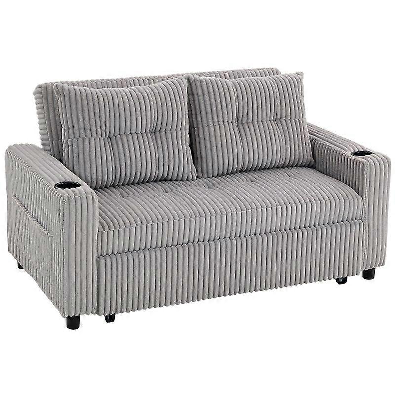 Two Seater Click Clack Sofa Bed Pull Out Design