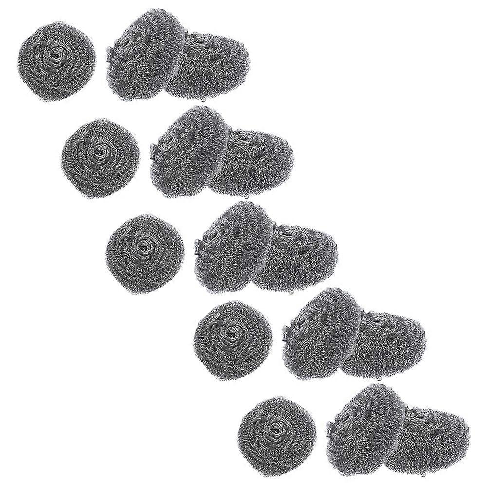 Metal Scrubber Kitchen Pot Cleaning Brush for Durable Use 30Pcs