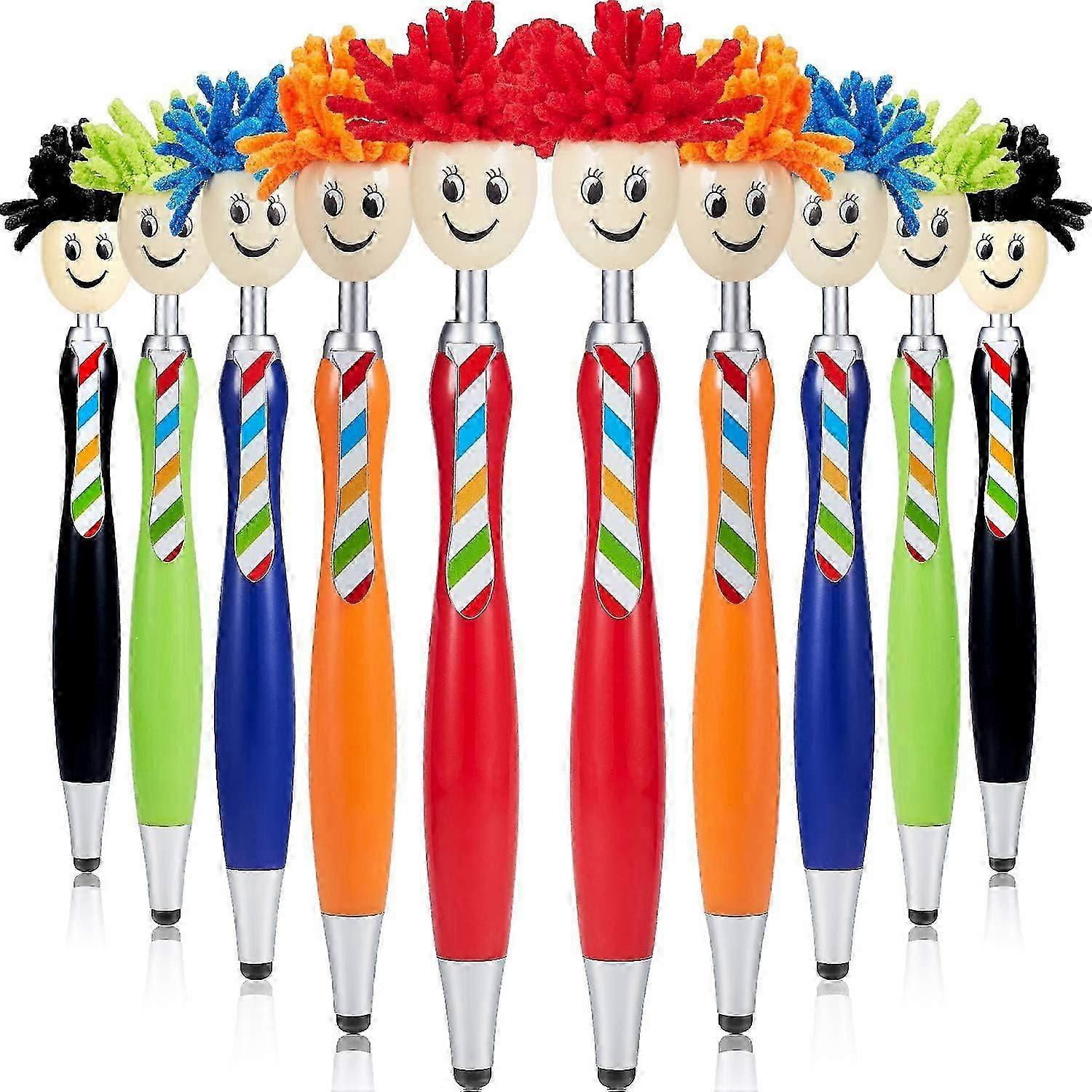 Durable Abs Material, Multi-functional Stylus For Smart Devices, Plastic Ballpoint Pen With Retractable Feature, 2 In 1 Functionality For Writing And