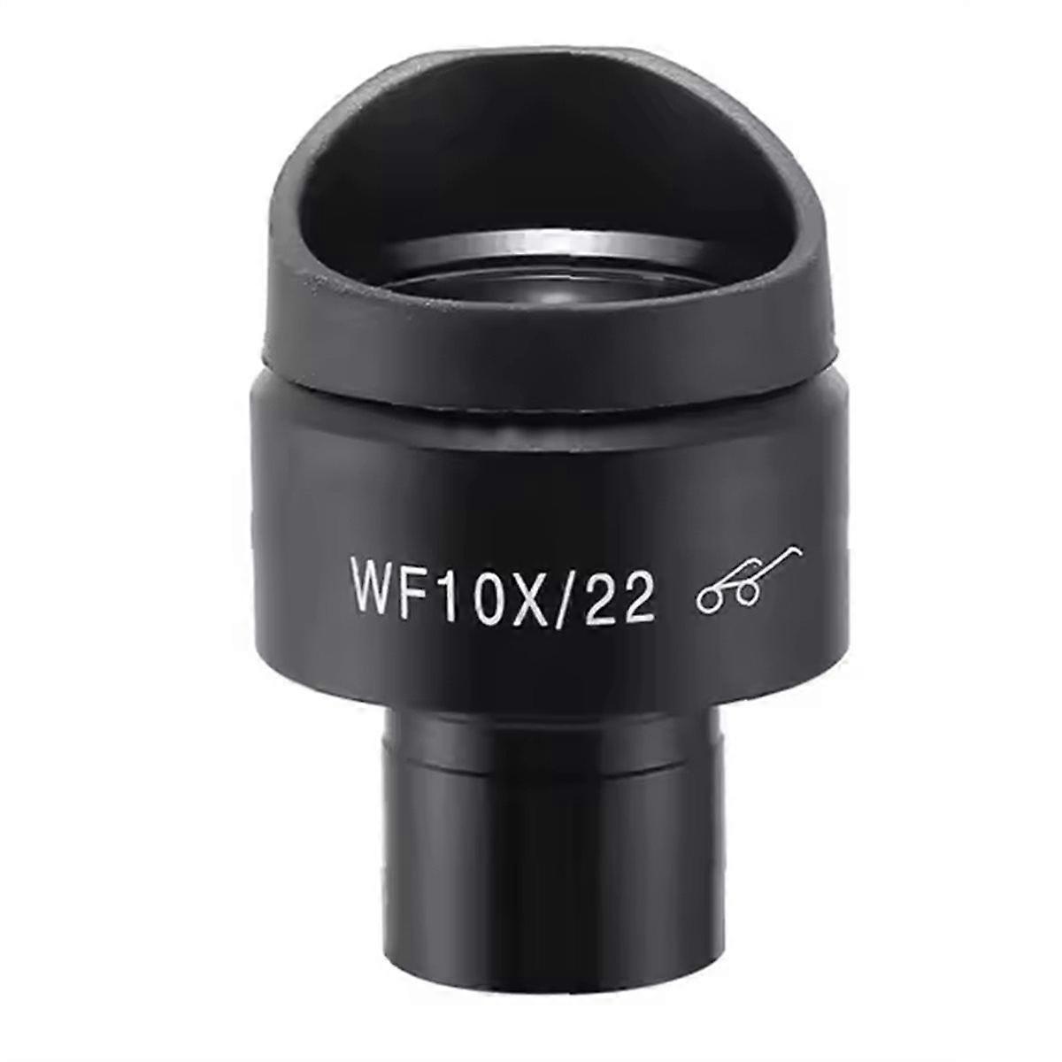 WF10X High Eye Point Wide Angle Eyepiece Diopter Adjustable Field of View 22MM Interface Size 23.2m