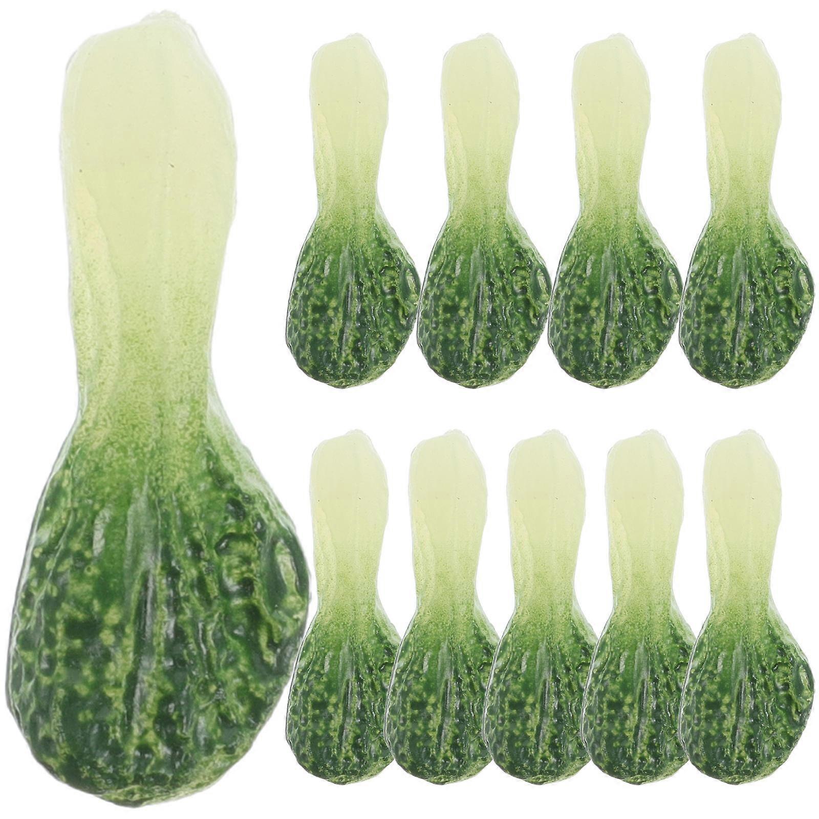 Miniature Vegetables Components for DIY Crafts 10Pcs Fake Vegetable Kit