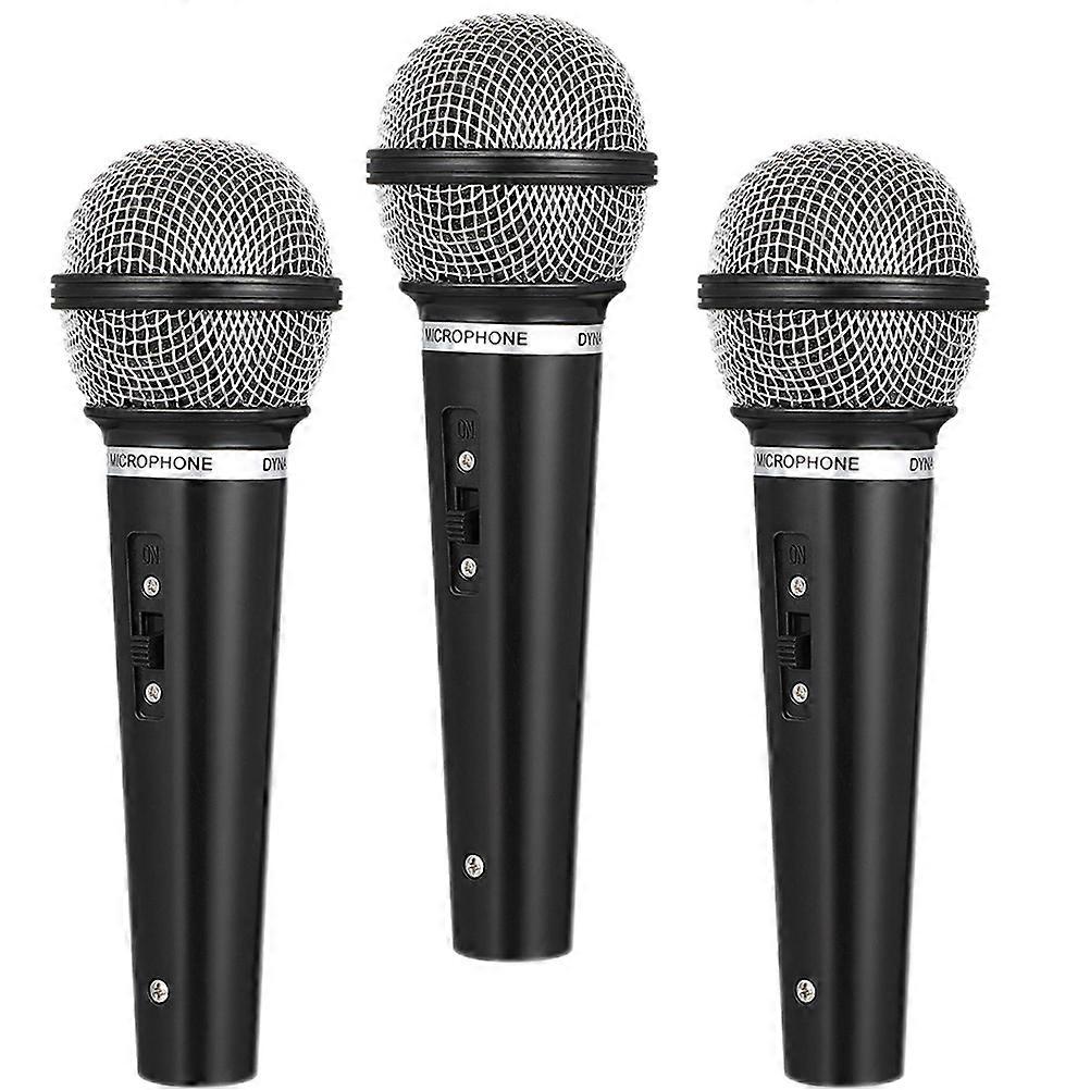 Simulation Mini Fake Microphone Toy for Kids Birthday Fun 3Pcs