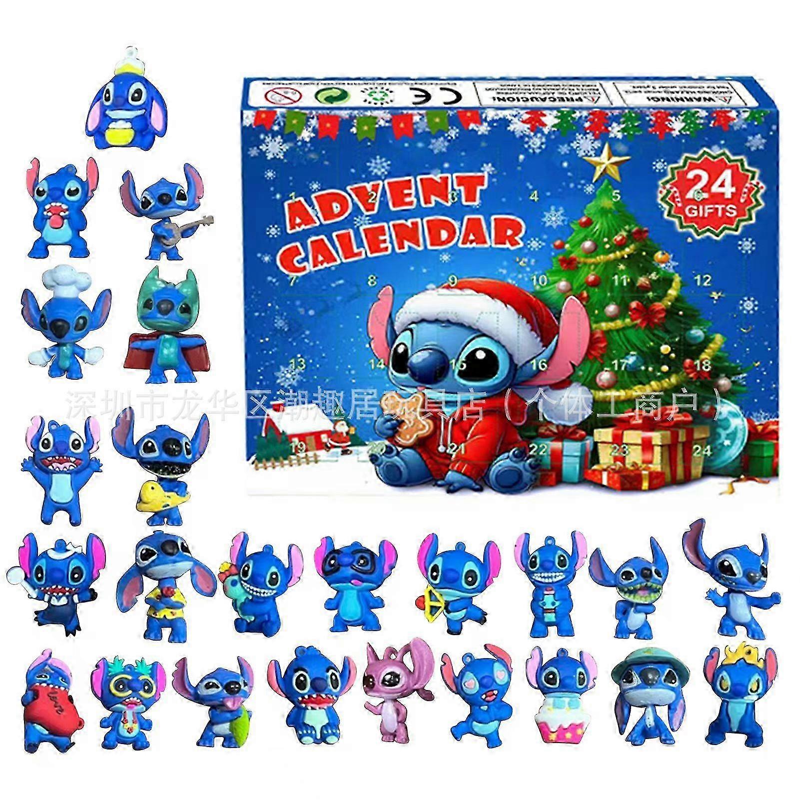 Christmas Advent Calendar 2024 Stitch Christmas Advent Calendar Blind Box 24 Christmas Countdown Gift Ornaments 25-26