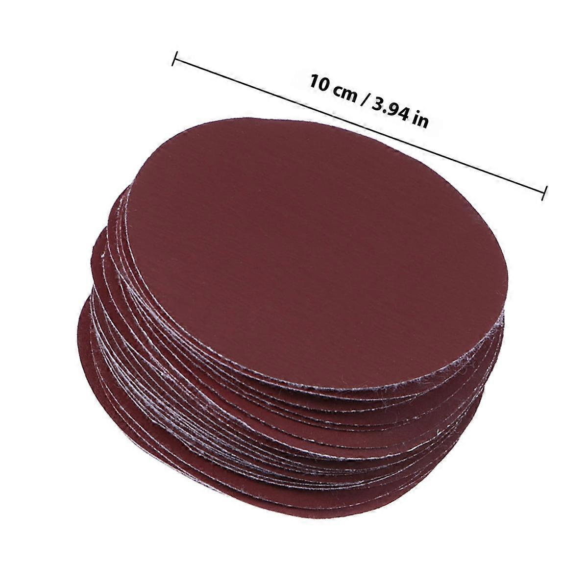 Hand Sandpaper Disc Round Self-Stick for Deburring Tasks 35Set