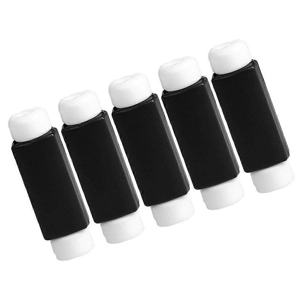 Data Line Protective Case Earphone Protection Sleeve for 40Pcs Black