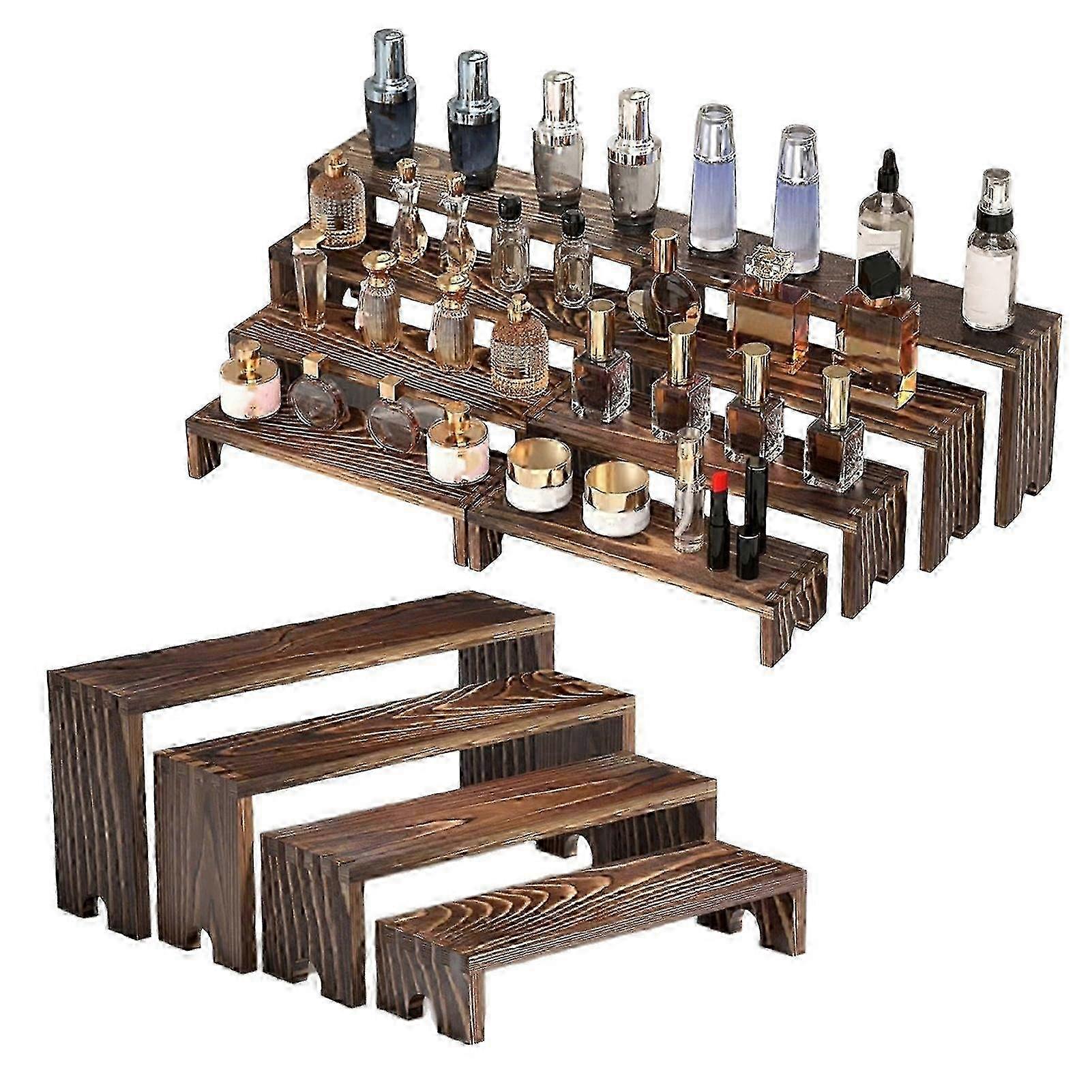 2025 Large Wooden Tiered Riser Stand, Stackable Cupcake & Dessert Display for Parties