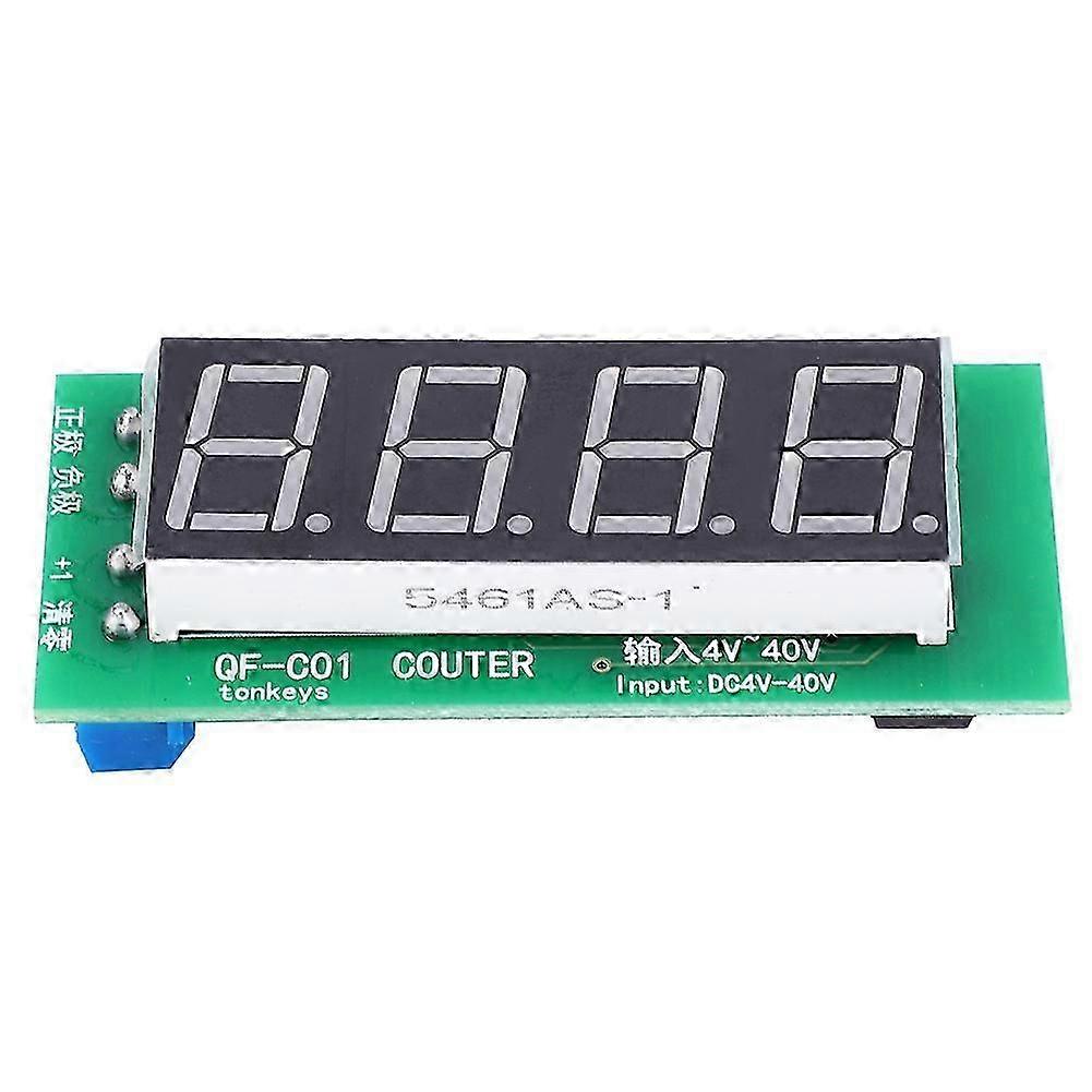 Counter Module QF C04 DC 4-40V 4-Digit Digital Display with Memory