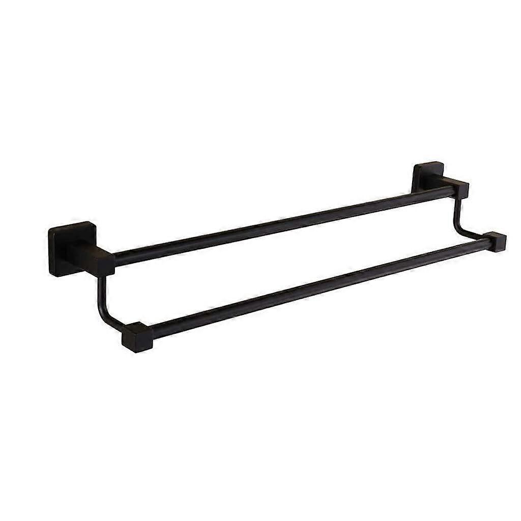 Bathroom Towel Rack Wall Mounted Rust Proof Stainless Steel Holder Space Saving Shelf for Bathroom