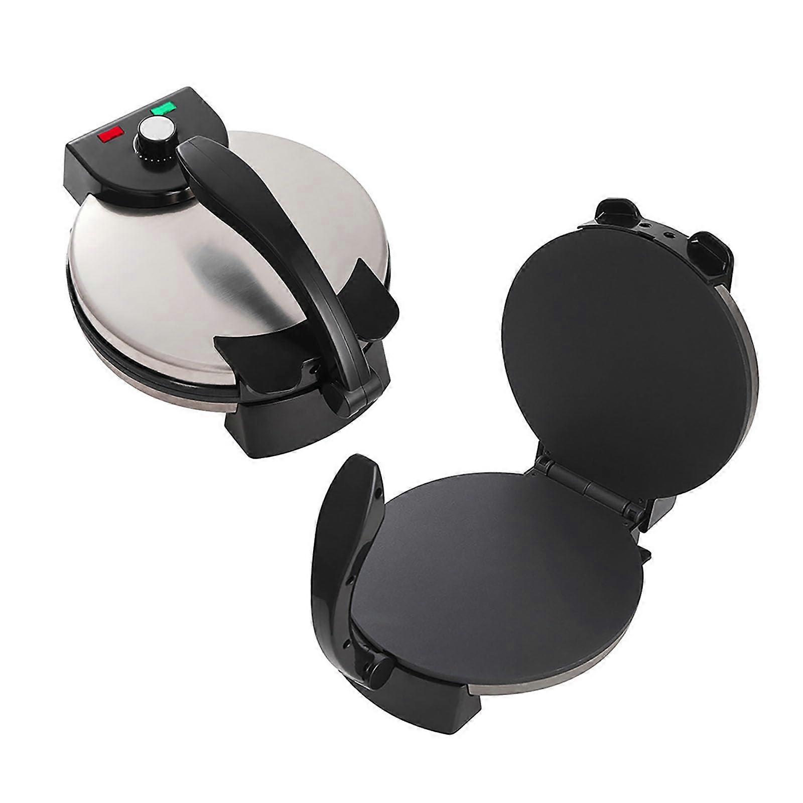 2000W Electric Naan Maker NonStick DoubleSided Tortilla Press with Adjustable Temperature Control