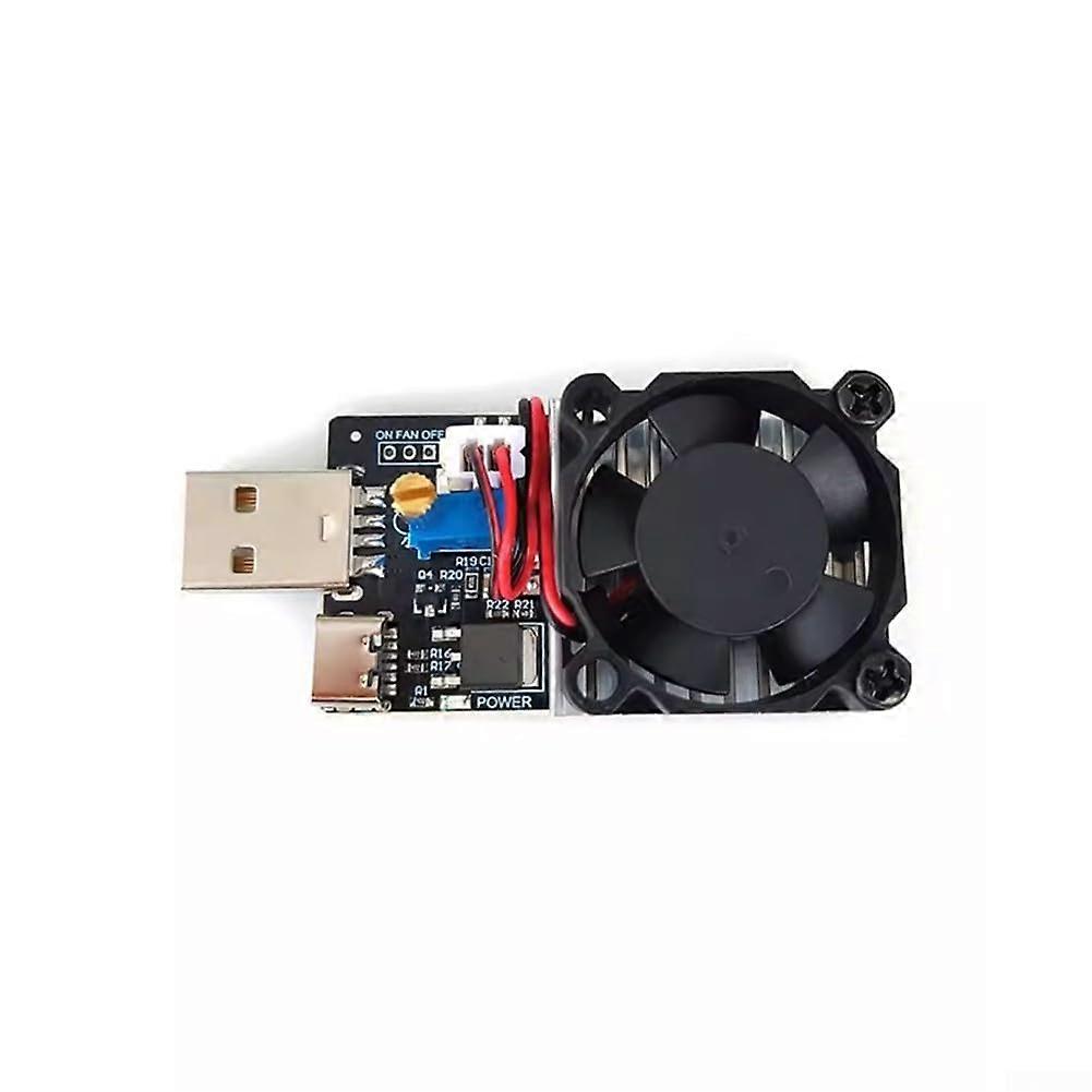 Battery Load Testing Module with Smart Temperature Control and Dual USB Ports for Battery Aging