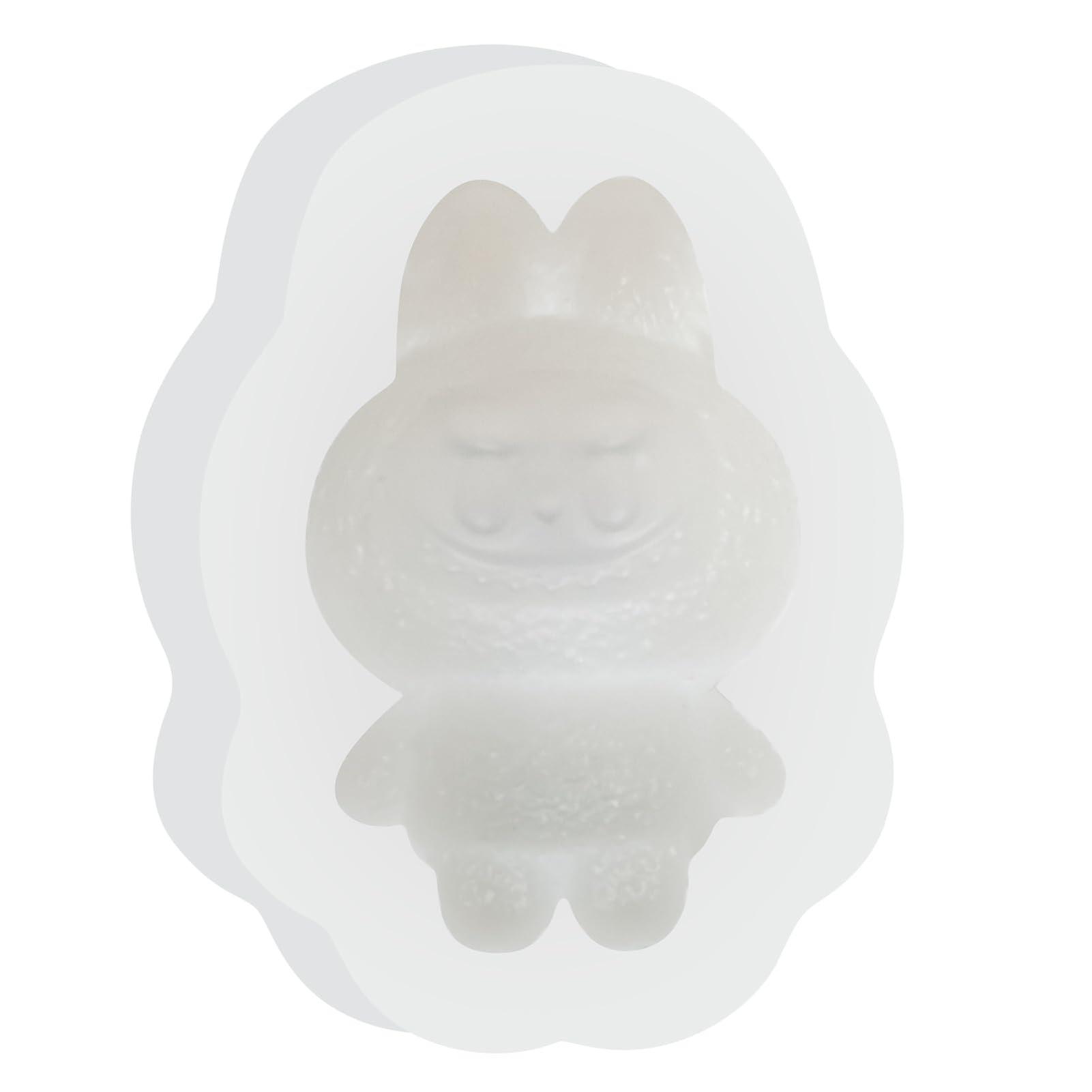 Silicone Chocolate Mold Bubu Shape for Candy Baking Crafts Soap Ice Cubes Heat Resistant