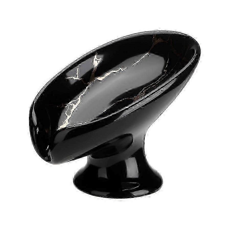 Red Ceramic Leaf Soap Holder, Handmade - Ideal for Bathroom and Kitchen