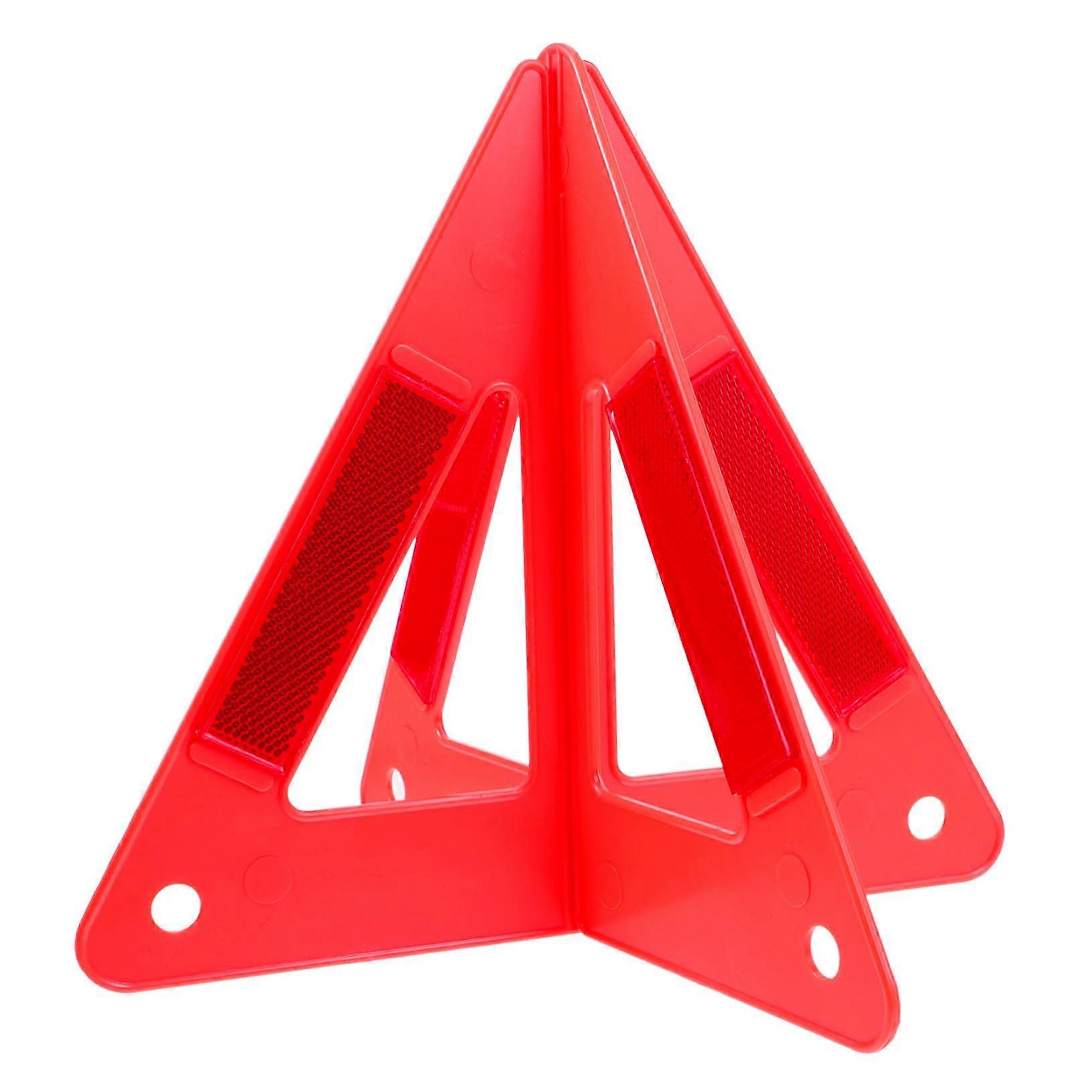 Emergency Roadside Warning Triangle Foldable Reflective Safety Sign for Car  Visibility WeatherResistant