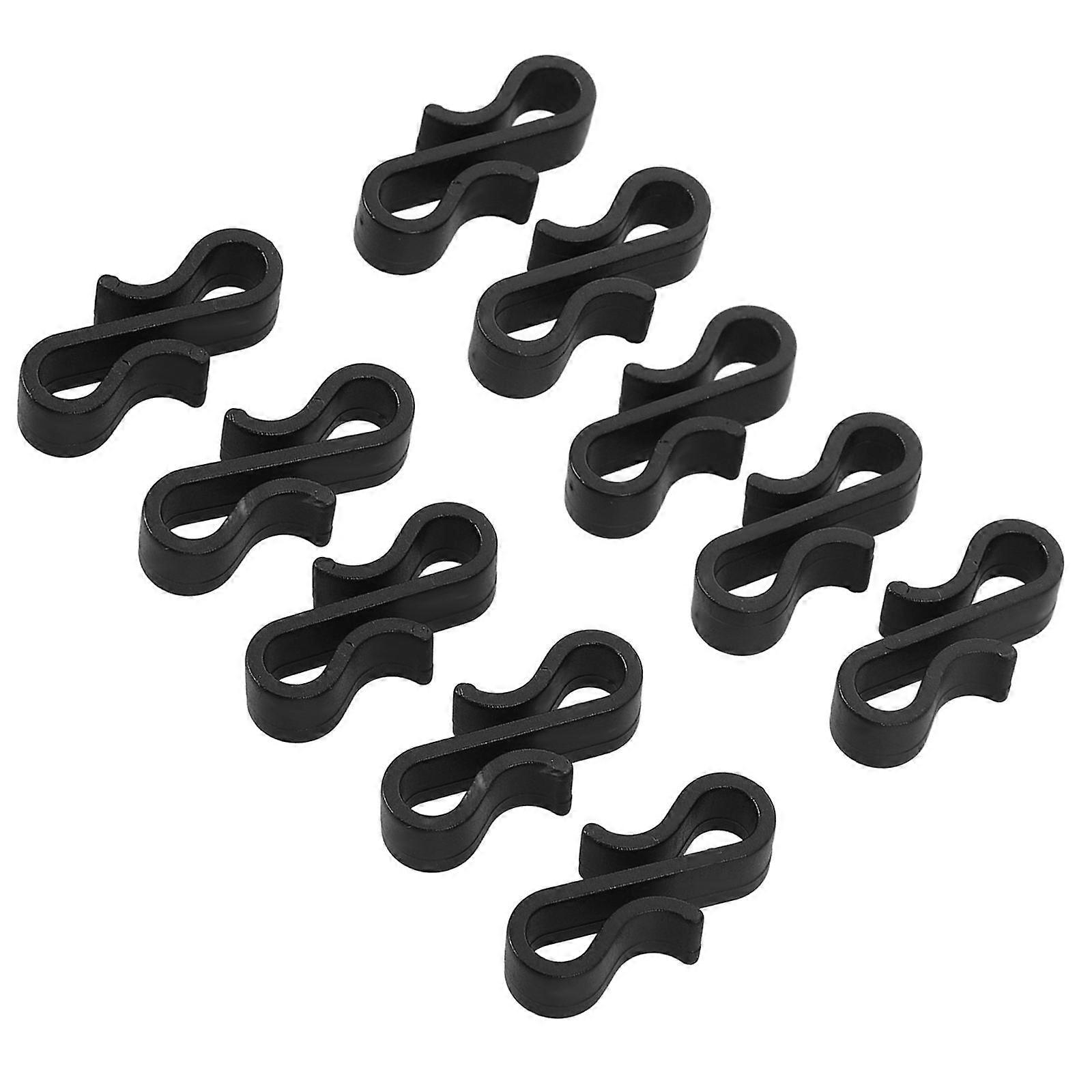 Light Hanger Clips S Shaped Hooks for Christmas Tree Lights 10Pcs Plastic