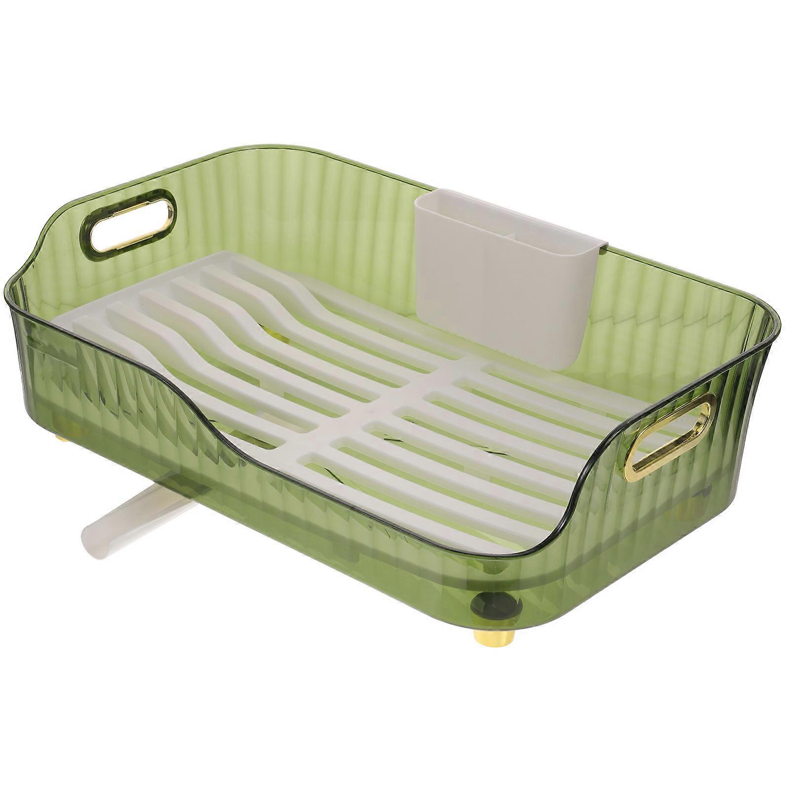 Kitchen Dish Drainer Rack for Storing Vegetable and Fruit Items