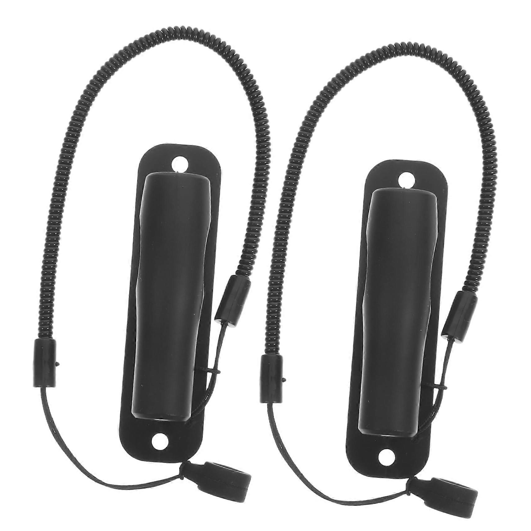 2Pcs Retractable Stylus Pen Tether with Adhesive Base and Slip Ring for Tablets and Kiosks