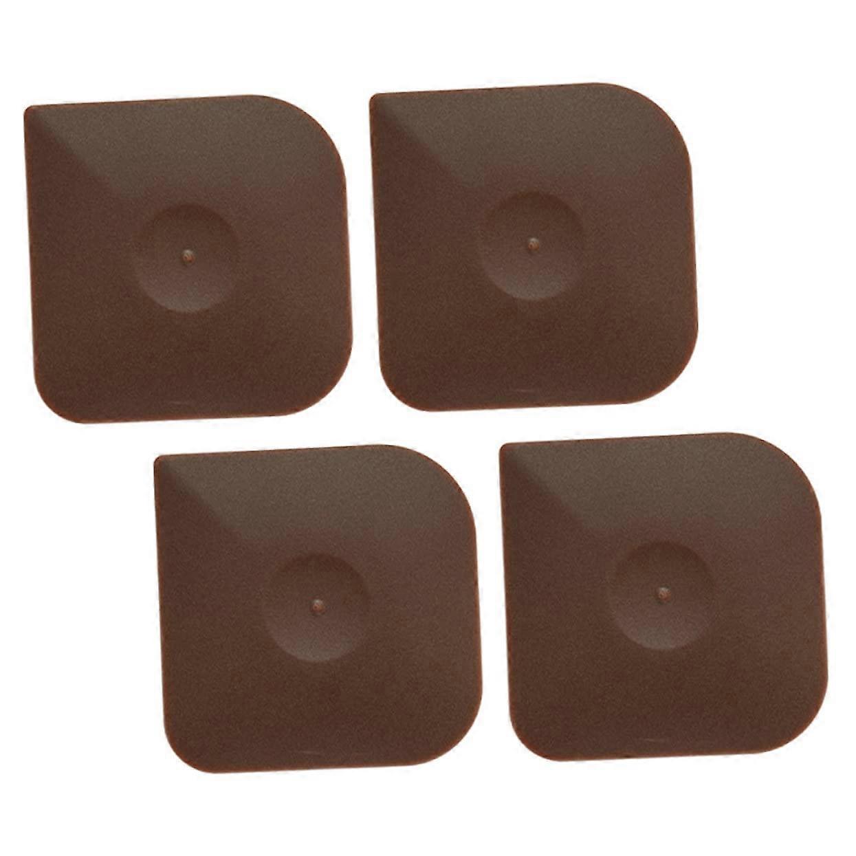 Silicone Baking Scraper Set with NonSlip Grip Cake Decorating Tools for Home Baking 4pcs