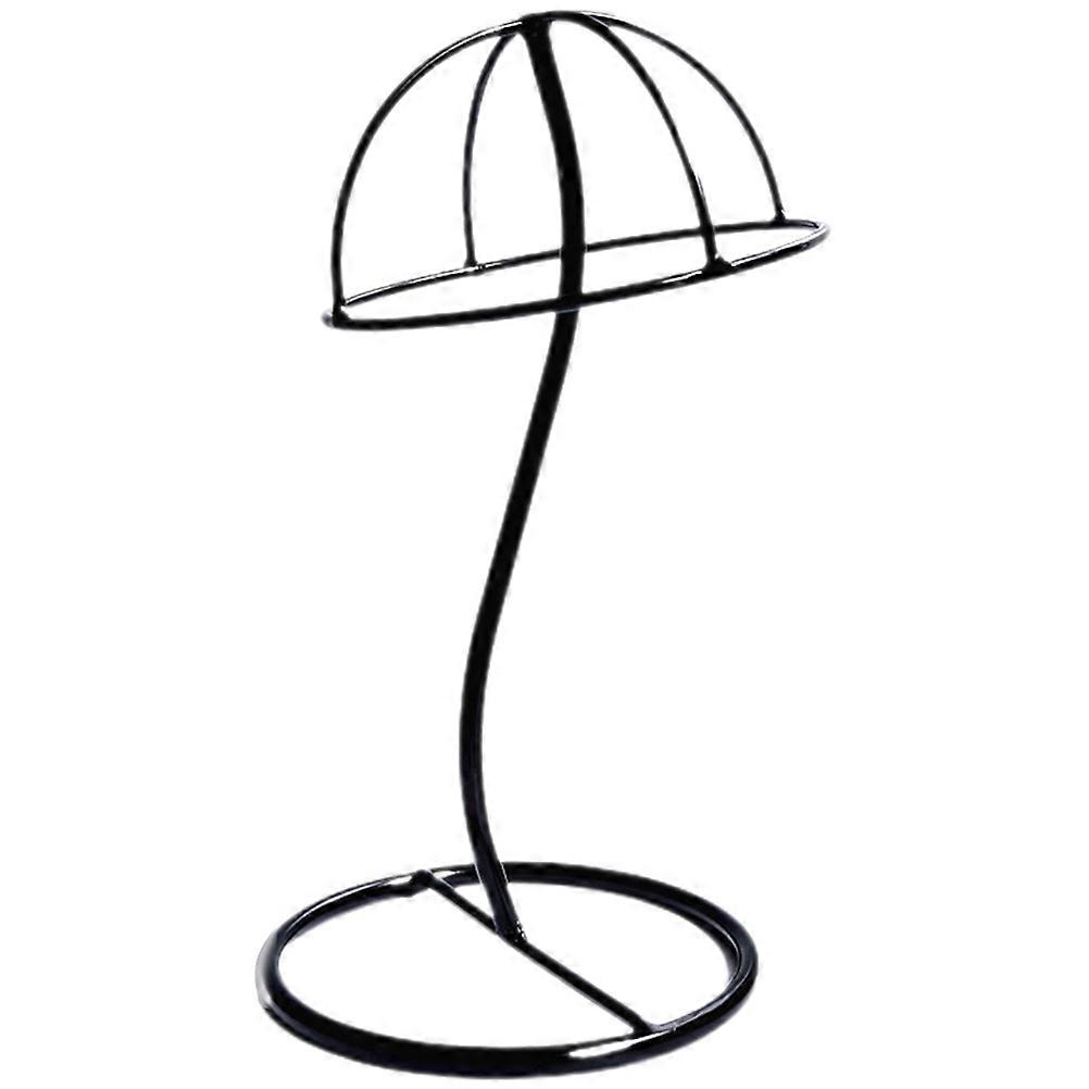 Cap Rack Metal Hat Display Holder for Organization Black Hat Stand