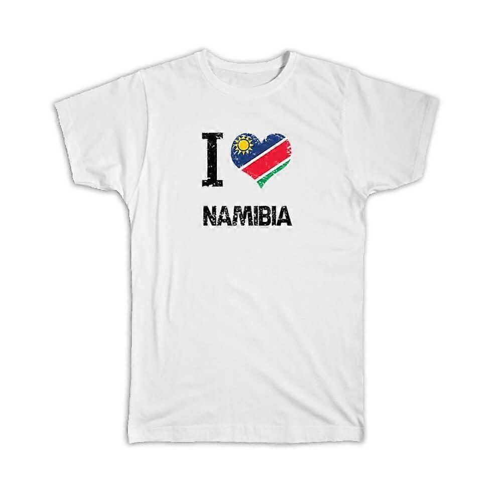 Gift T-Shirt: I Love Namibia Heart