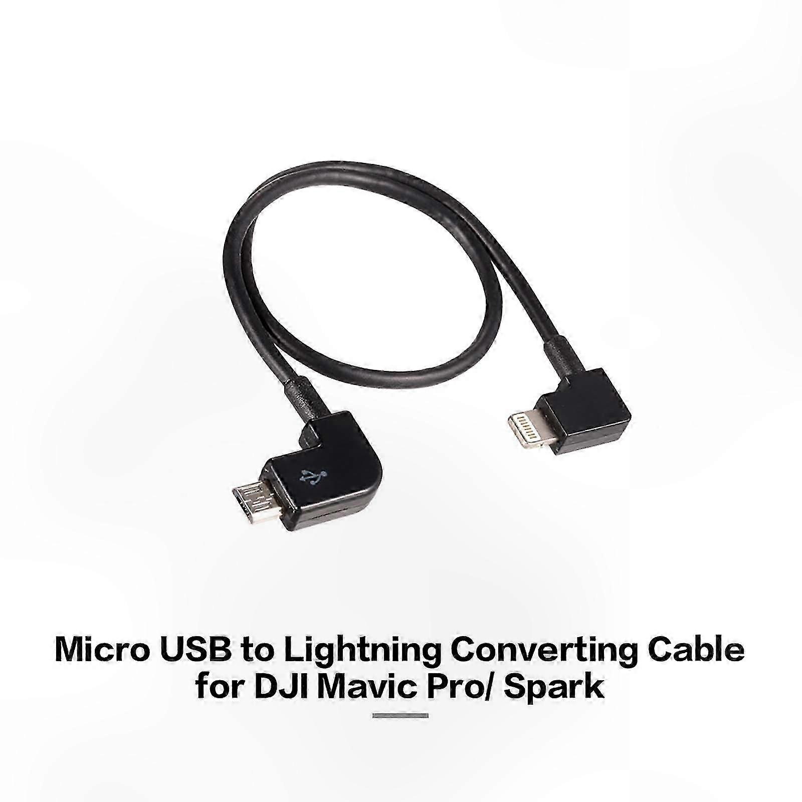 Universal Micro USB to Lightning Adapter for Android and iOS Devices with Remote Control Functionality for Drones and Smartphones