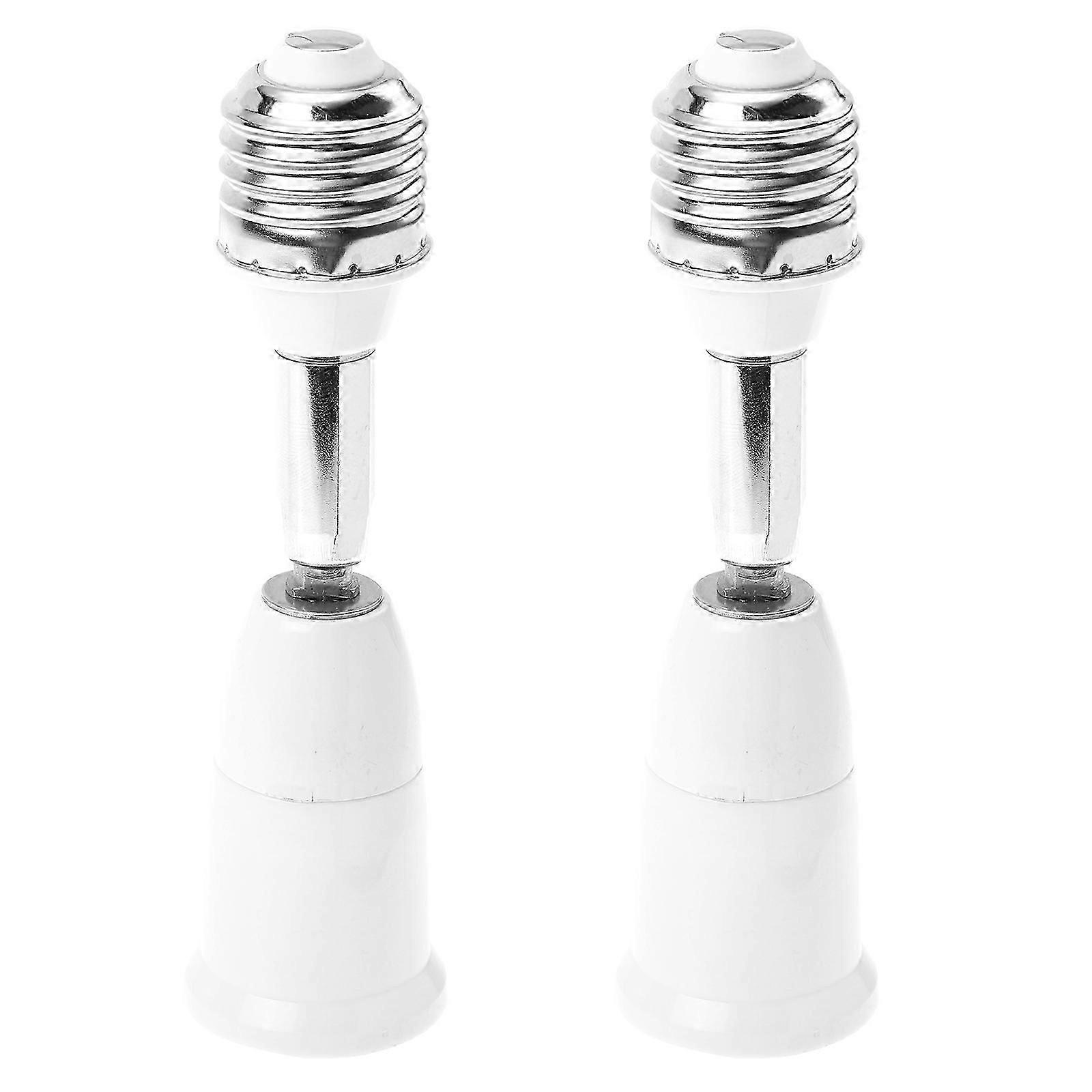 Flexible Lamp Holder Adapter E27 to E27 Socket Converter for 2Pcs Use